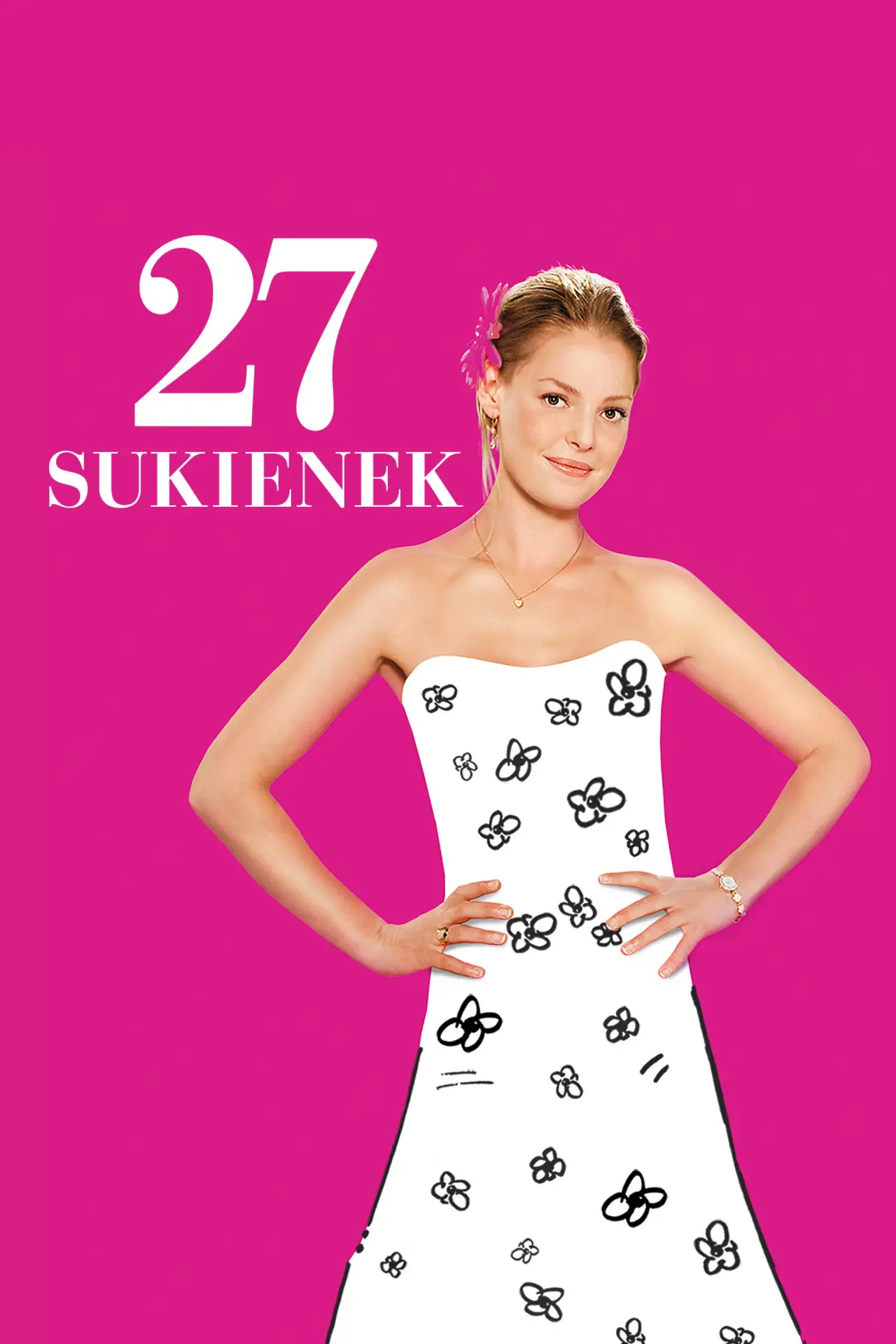 Plakat filmowy "27 sukienek"