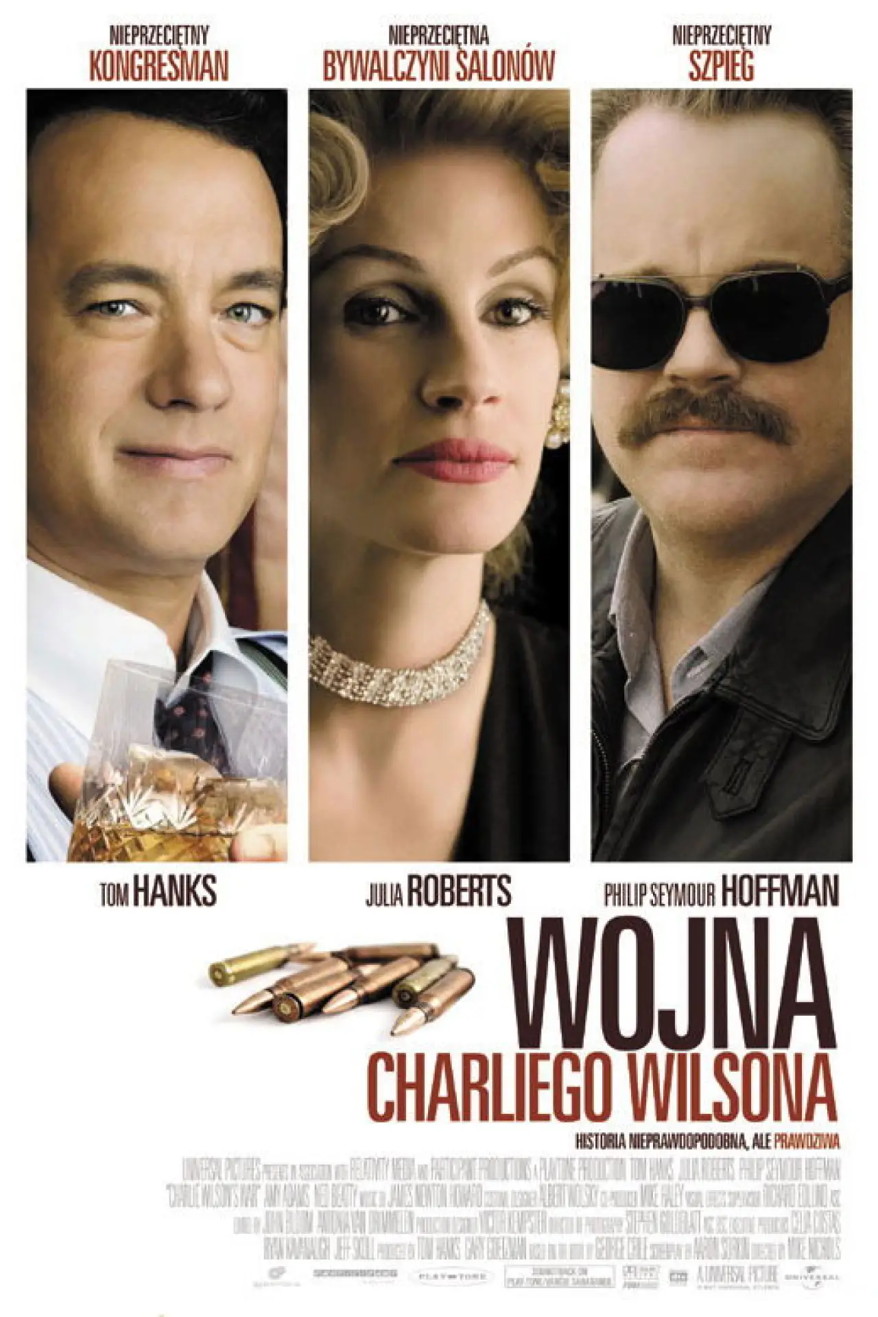 Plakat filmowy "Wojna Charliego Wilsona"