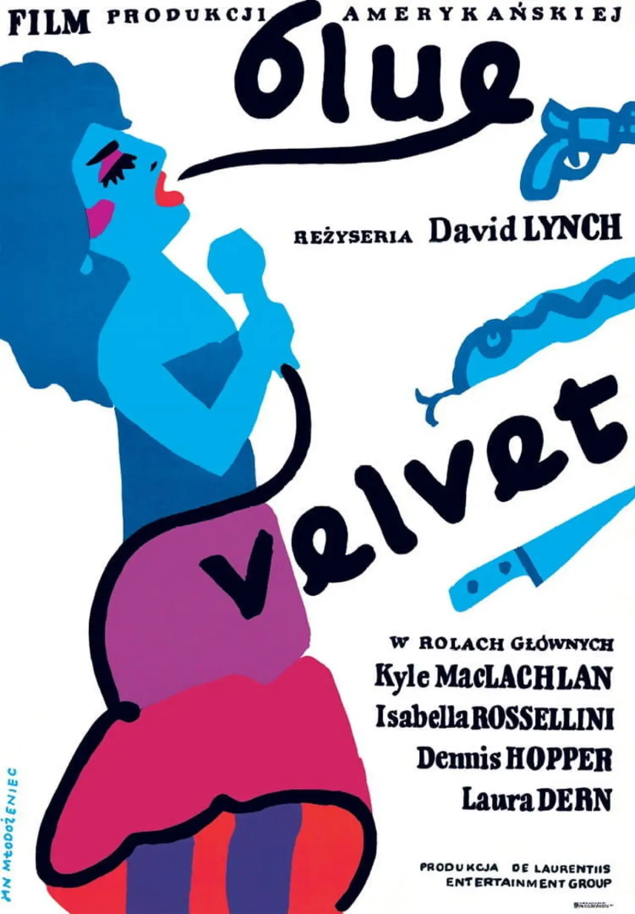 Plakat filmowy "Blue Velvet"