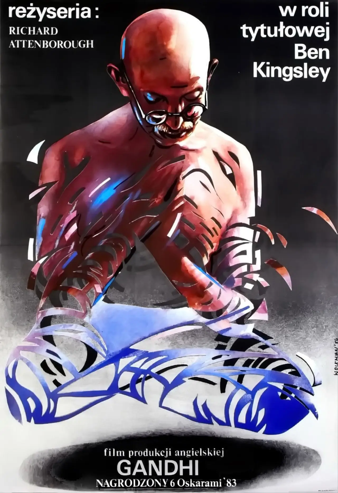 Plakat filmowy "Gandhi"