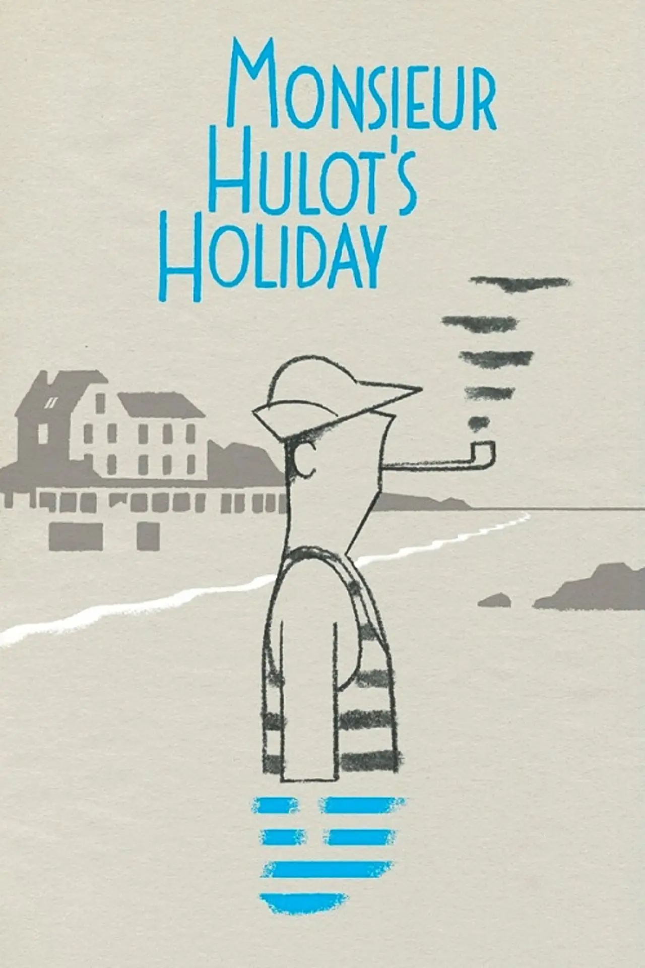 Plakat filmowy "Wakacje pana Hulot"