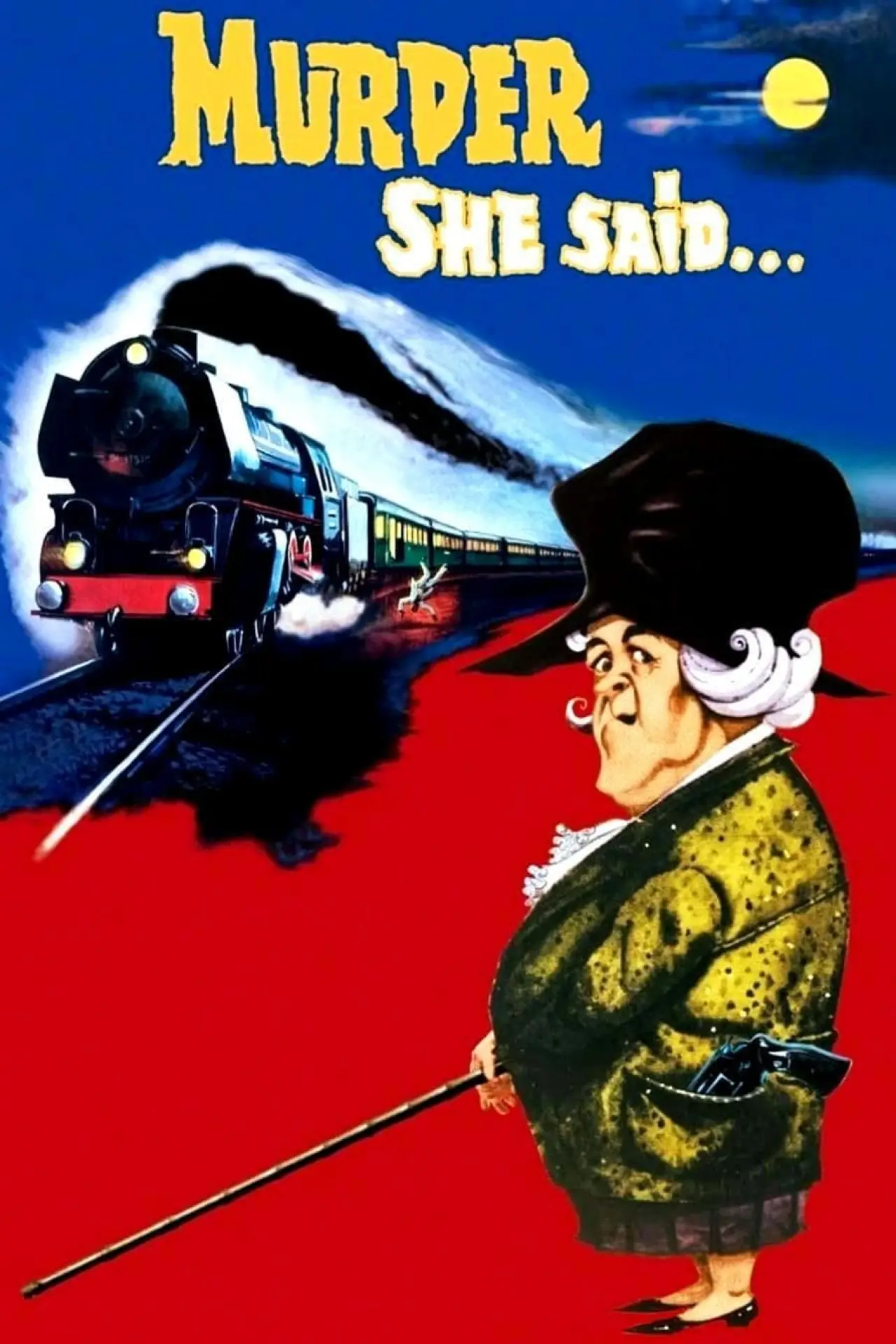 Plakat filmowy "Śmierć ma okna"