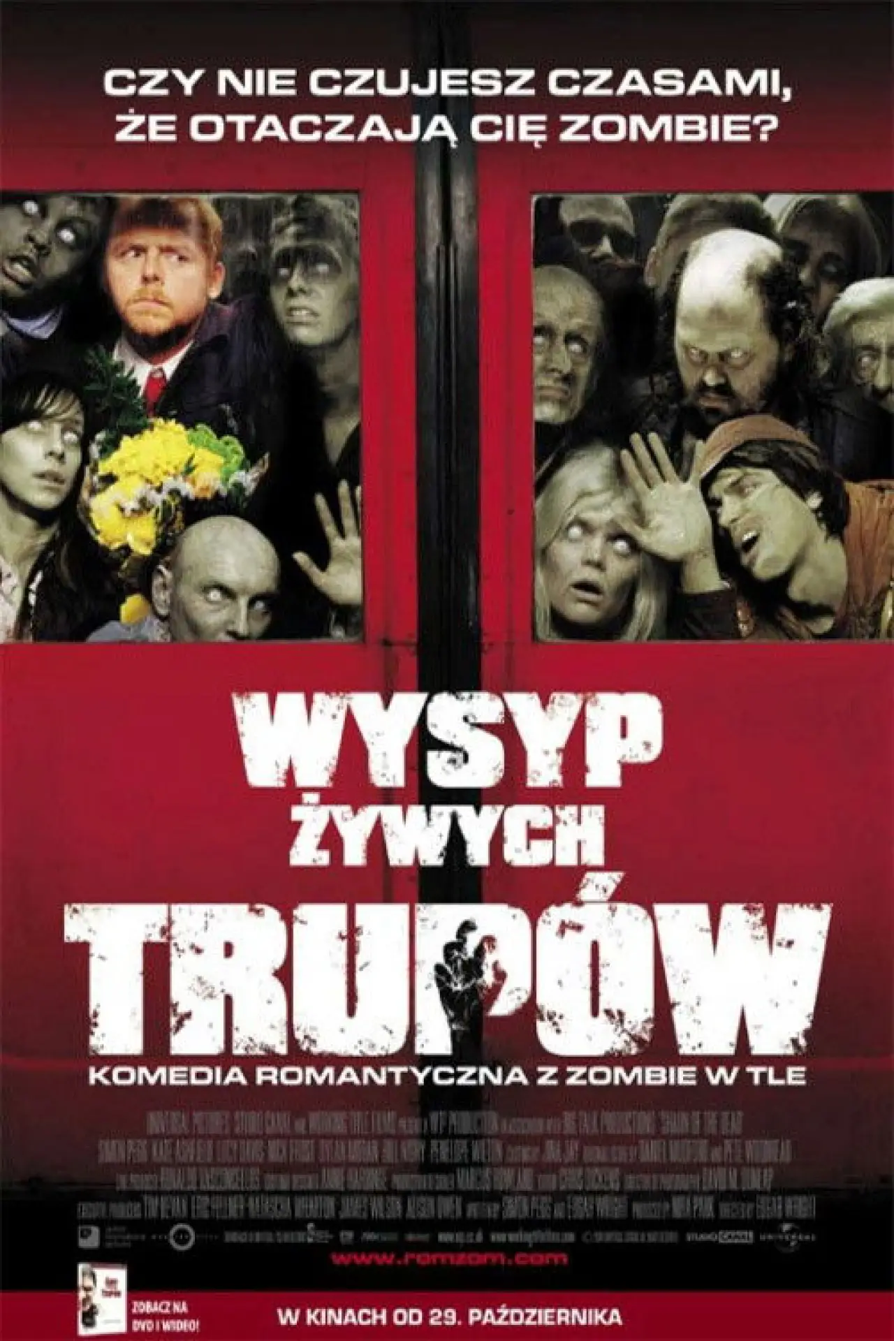 Plakat filmowy "Wysyp żywych trupów"