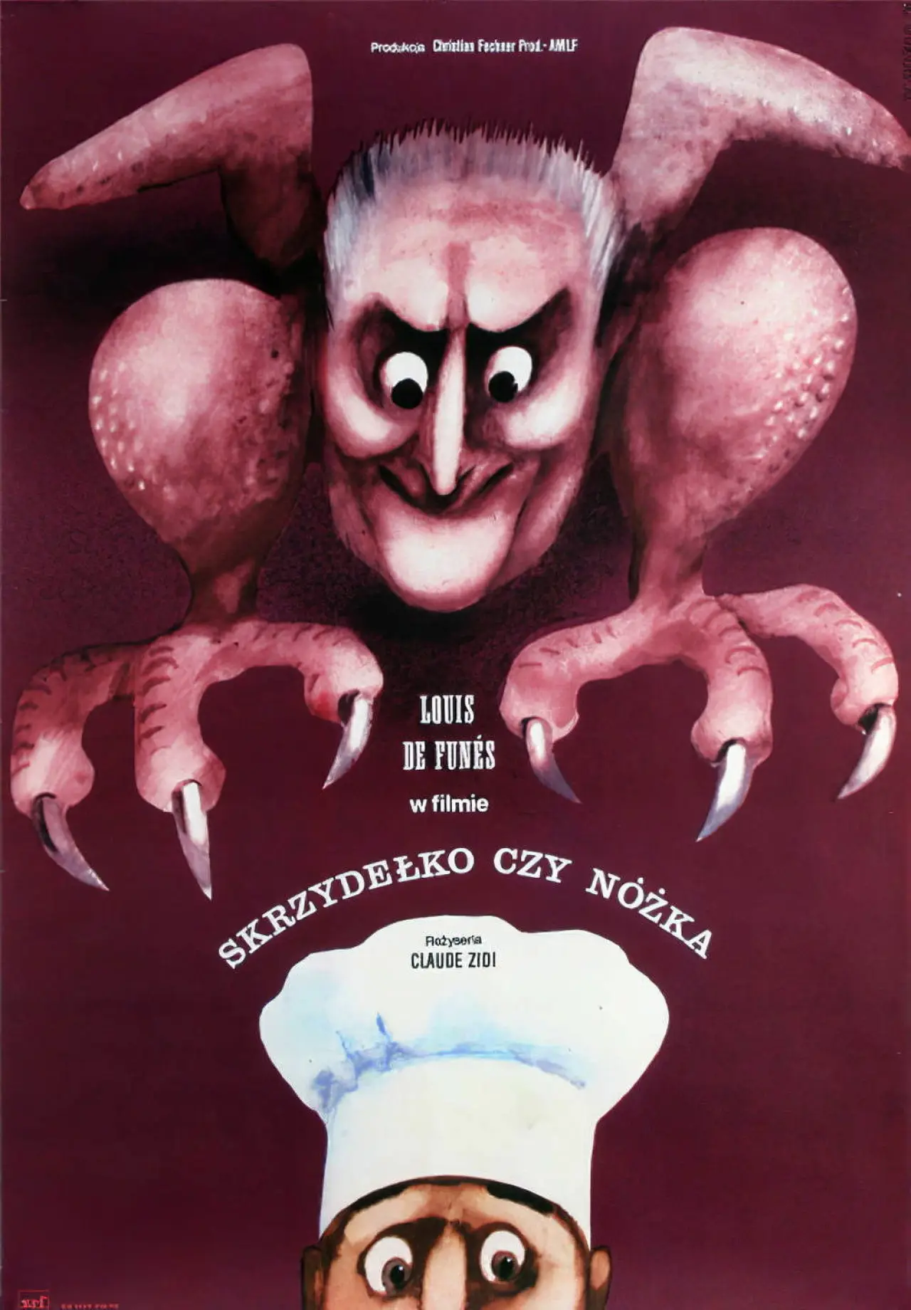 Plakat filmowy "Skrzydełko czy nóżka"