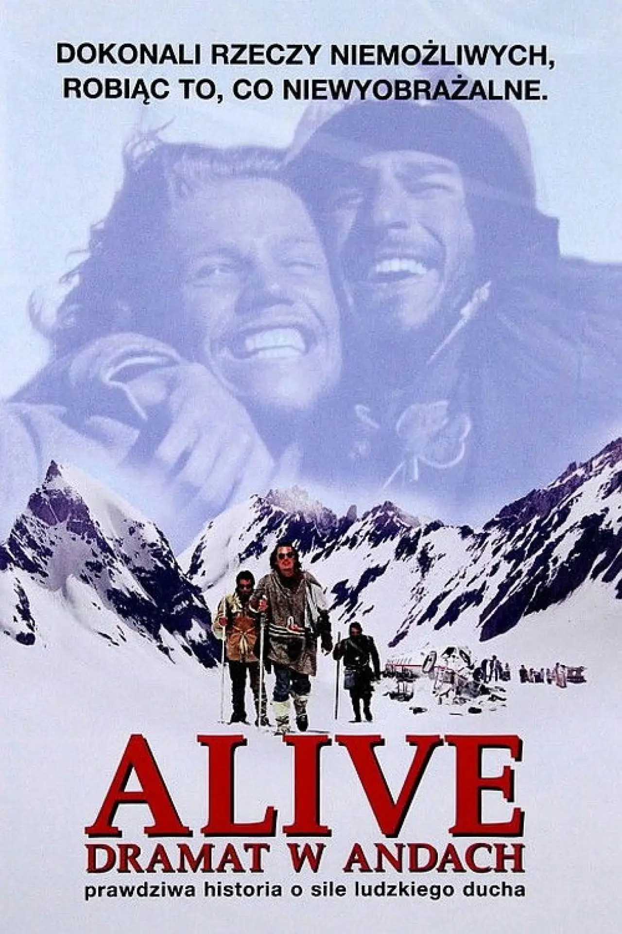 Plakat filmowy "Alive, dramat w Andach"