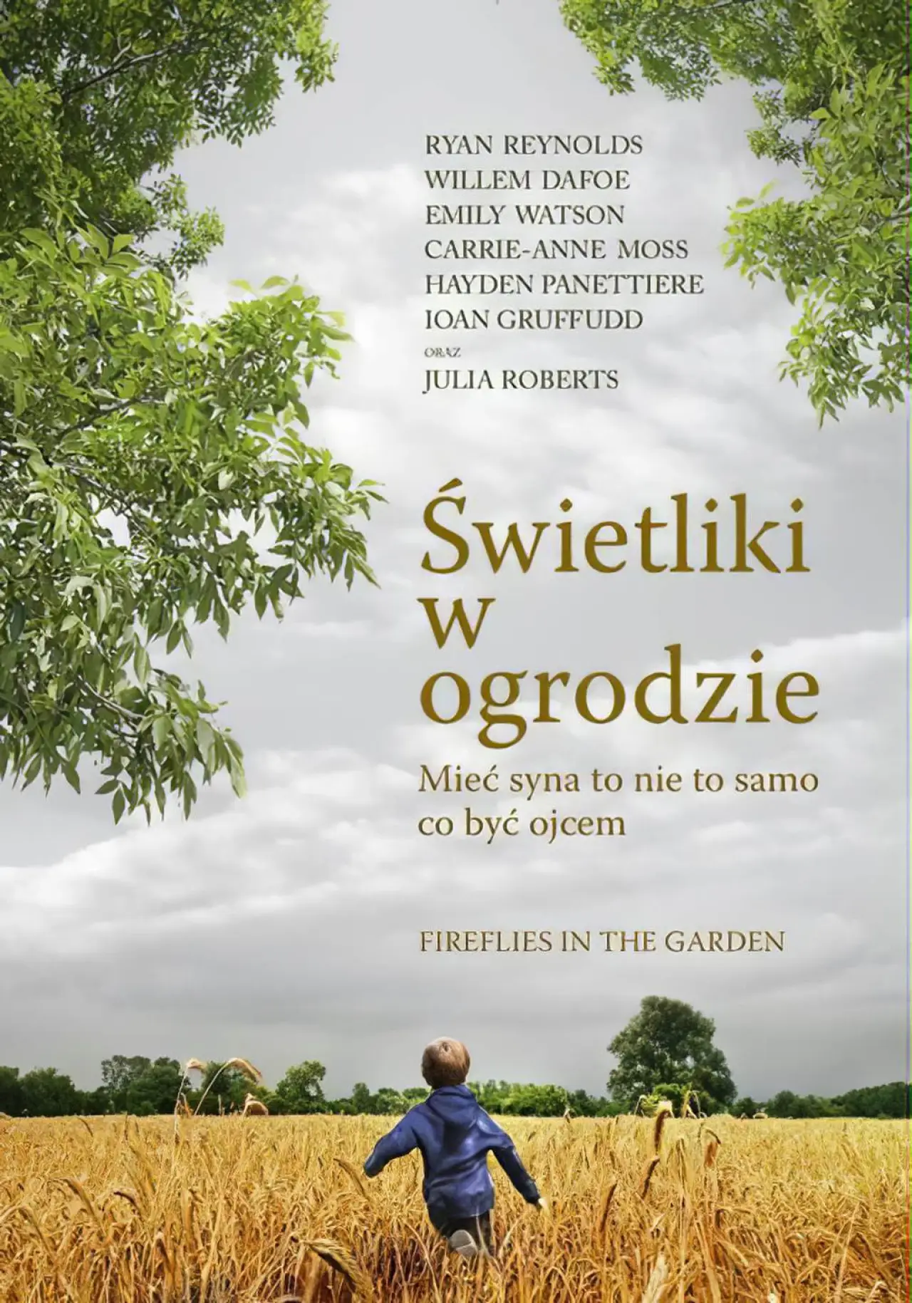 Plakat filmowy "Świetliki w ogrodzie"