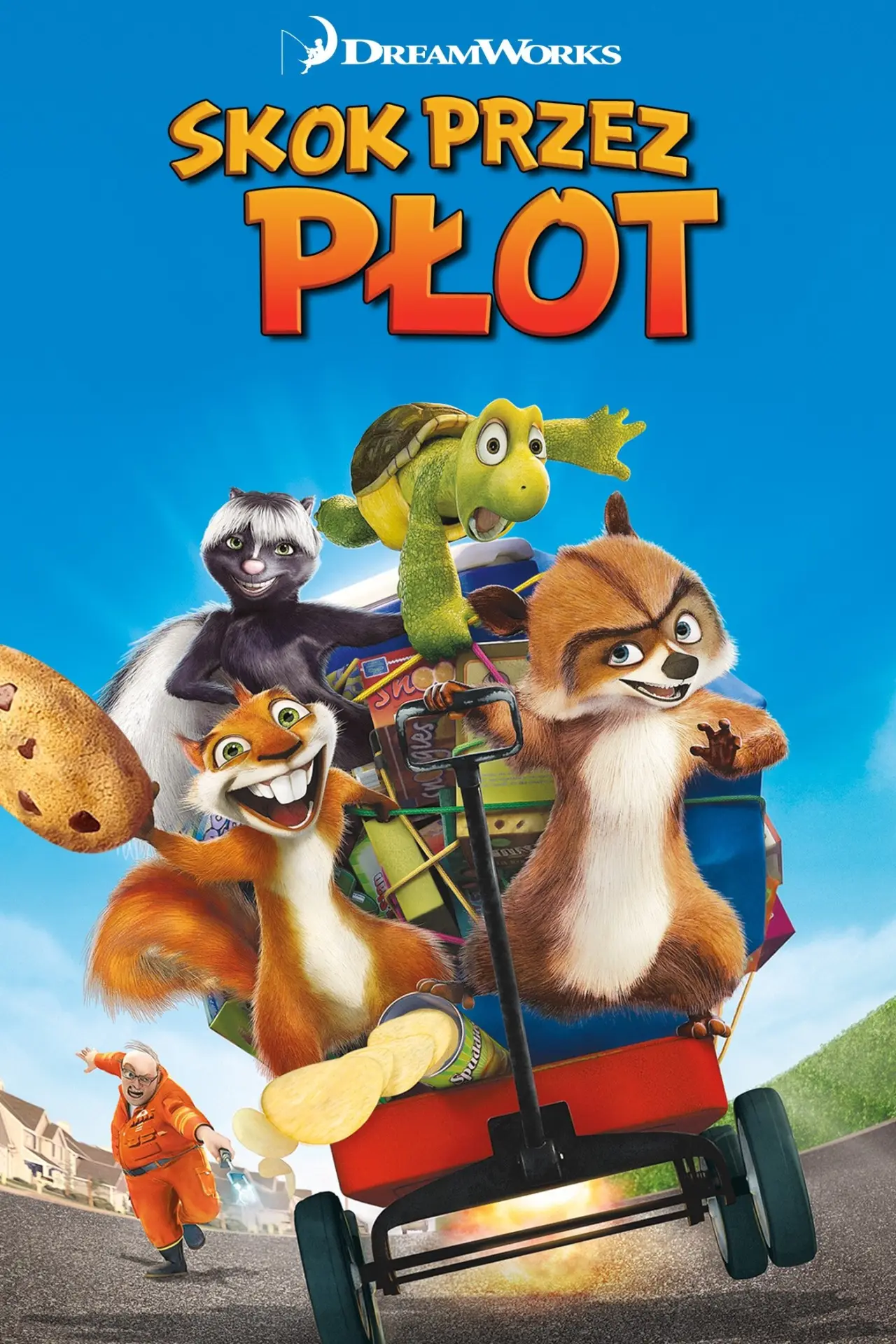 Plakat filmowy "Skok przez płot"