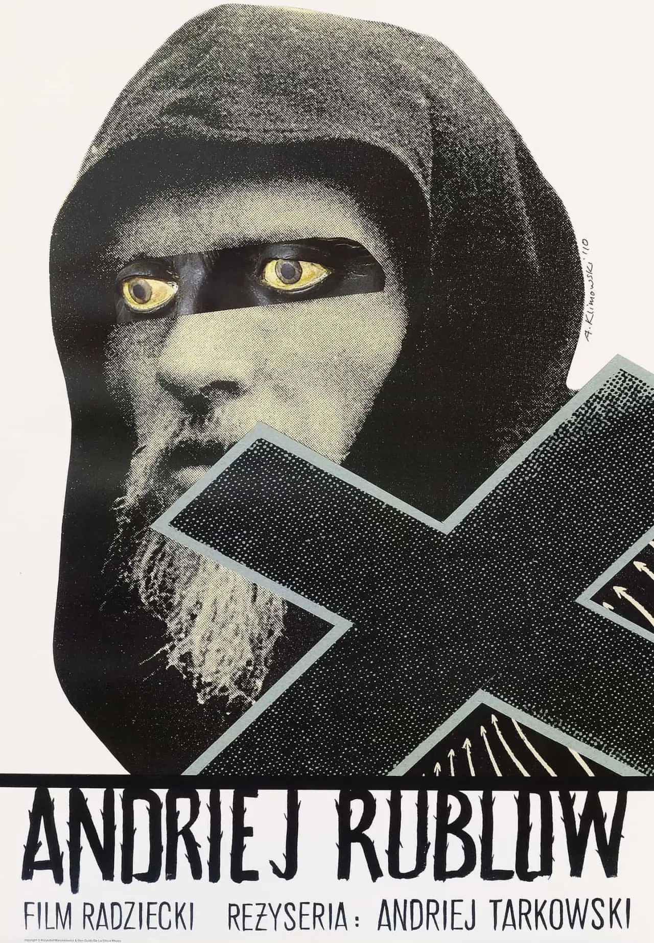 Plakat filmowy "Andriej Rublow"