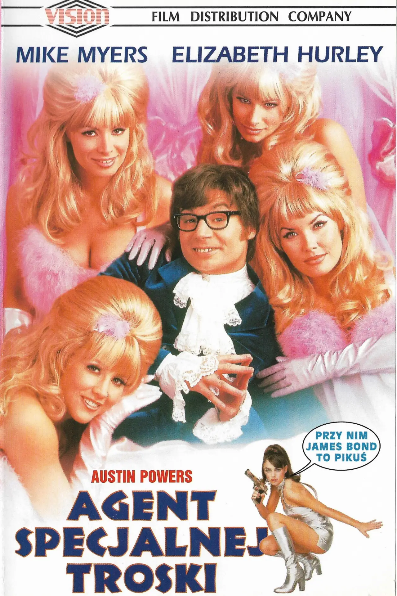 Plakat filmowy "Austin Powers: Agent specjalnej troski"