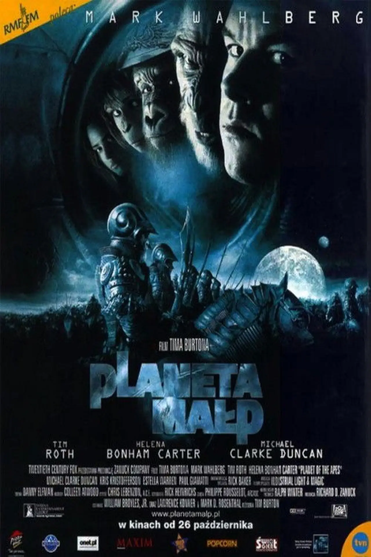 Plakat filmowy "Planeta Małp"