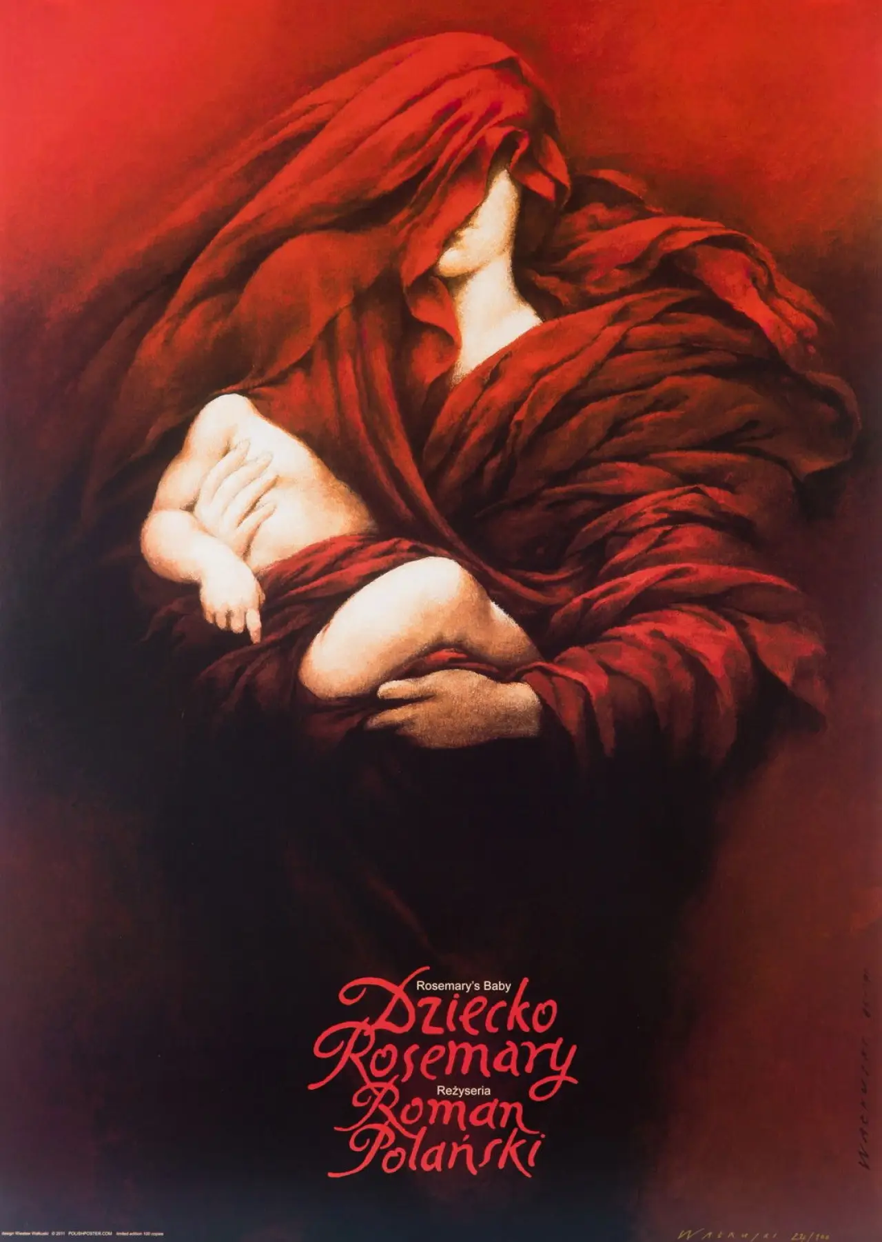Plakat filmowy "Dziecko Rosemary"