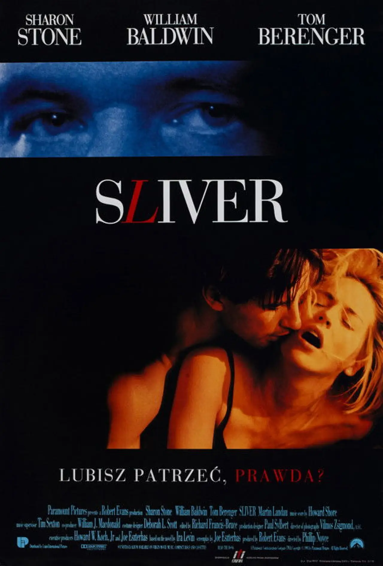 Plakat filmowy "Sliver"