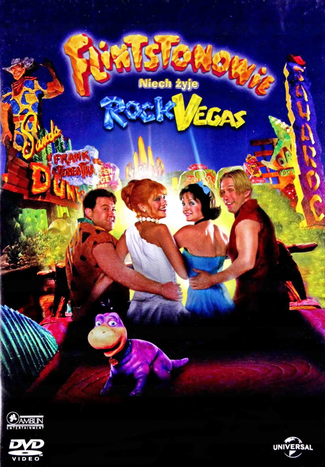 Plakat filmowy "Flintstonowie: Niech żyje Rock Vegas!"