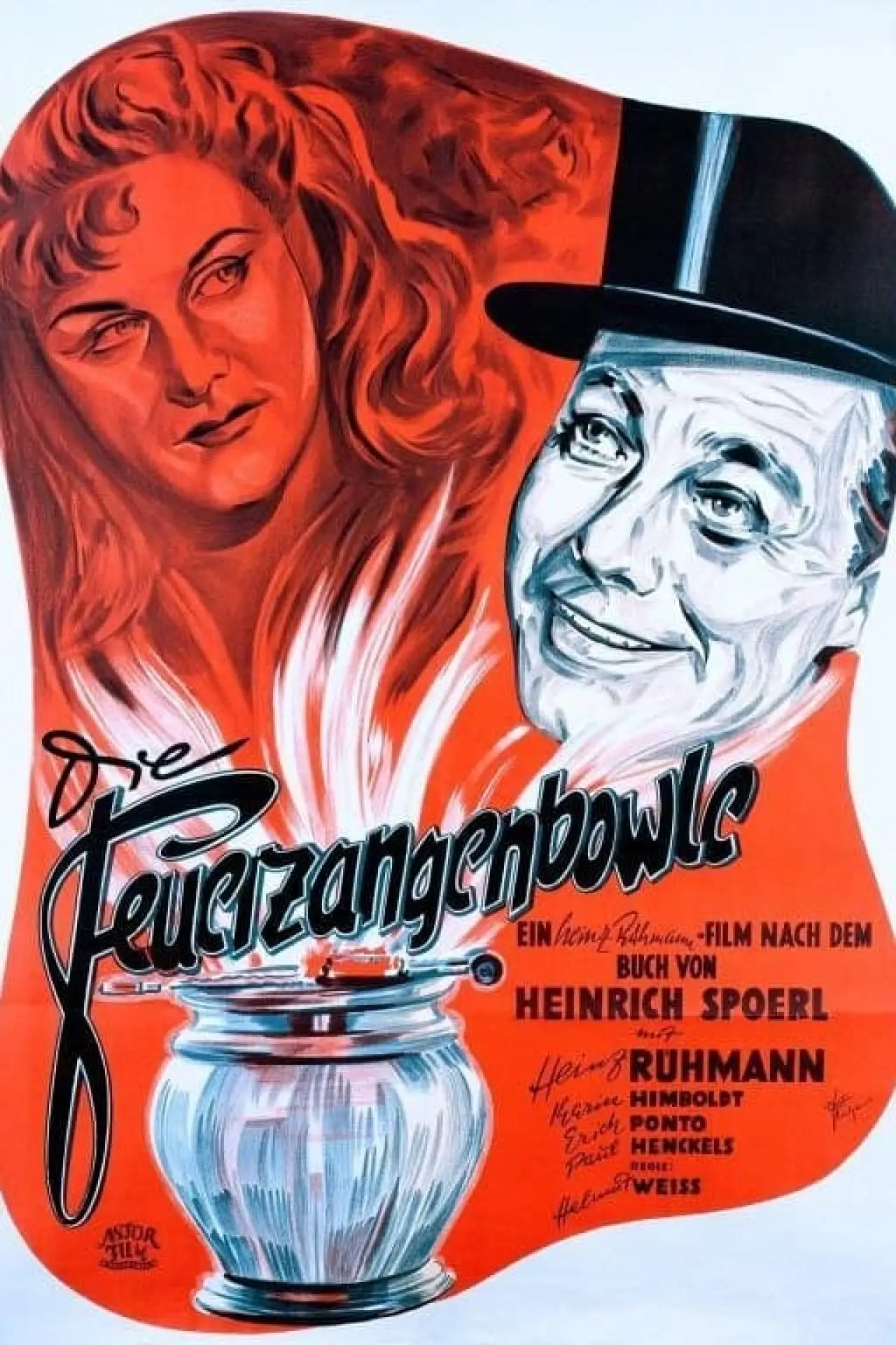 Plakat filmowy "Die Feuerzangenbowle"