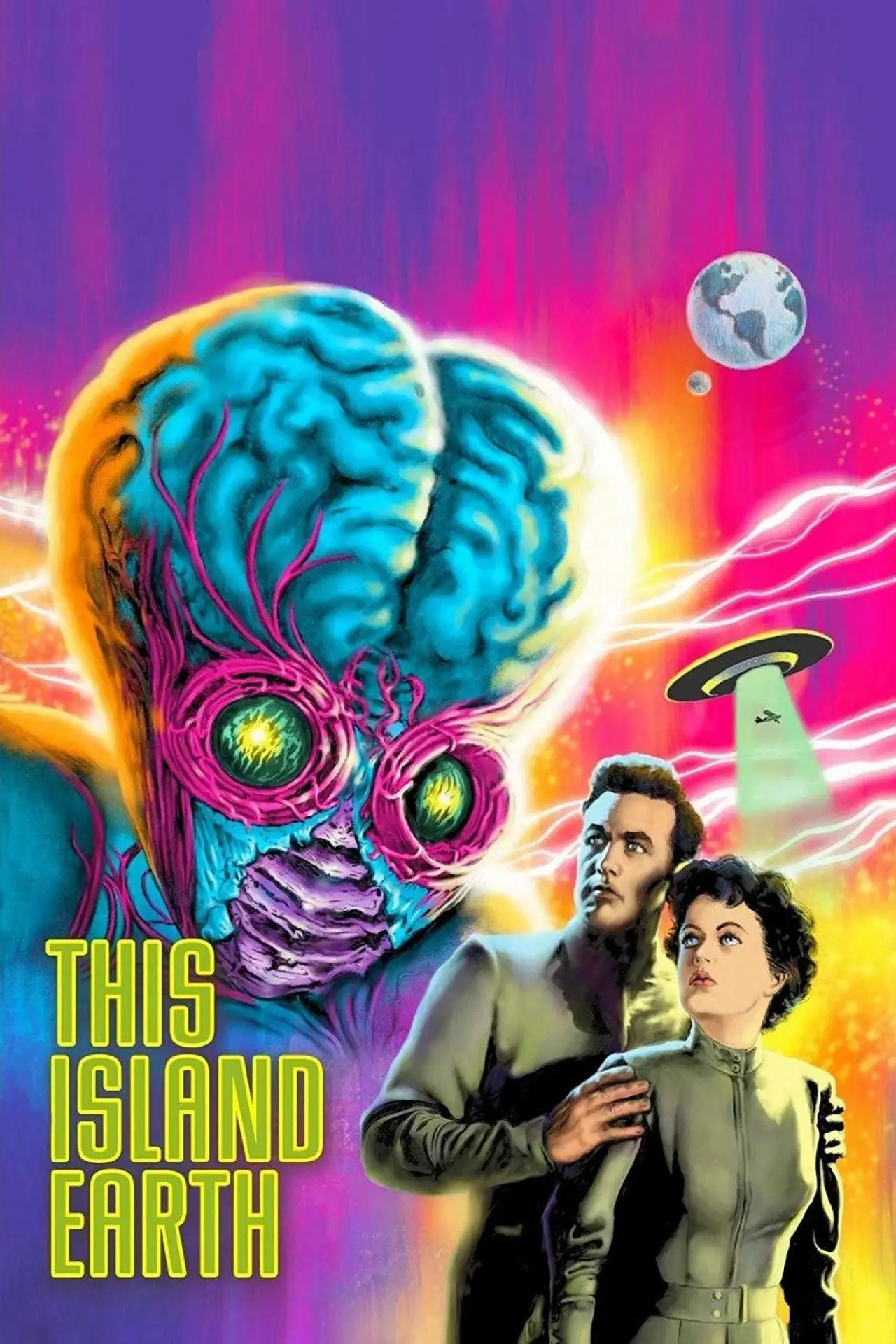 Plakat filmowy "Ta wyspa Ziemia"
