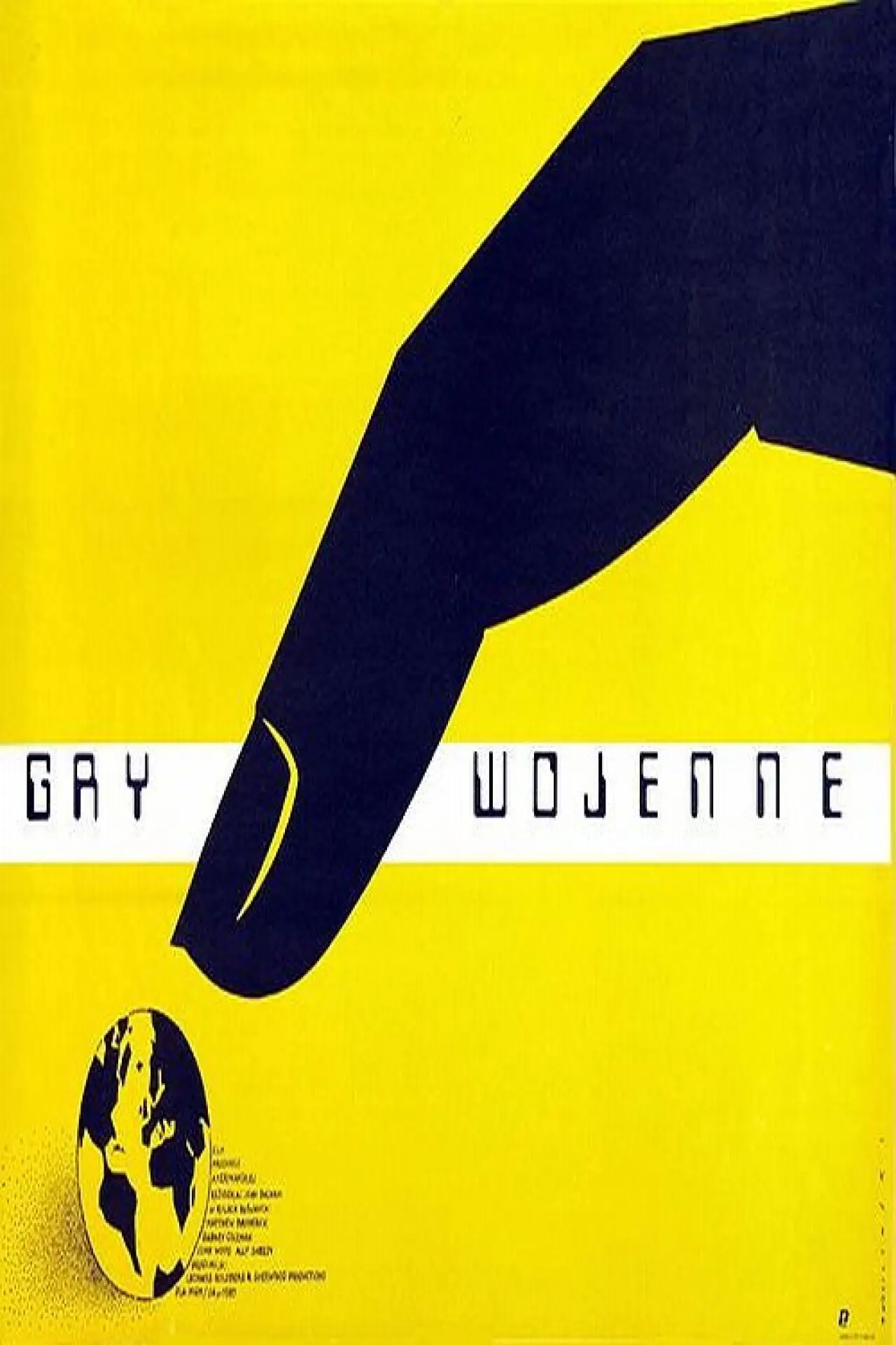 Plakat filmowy "Gry Wojenne"