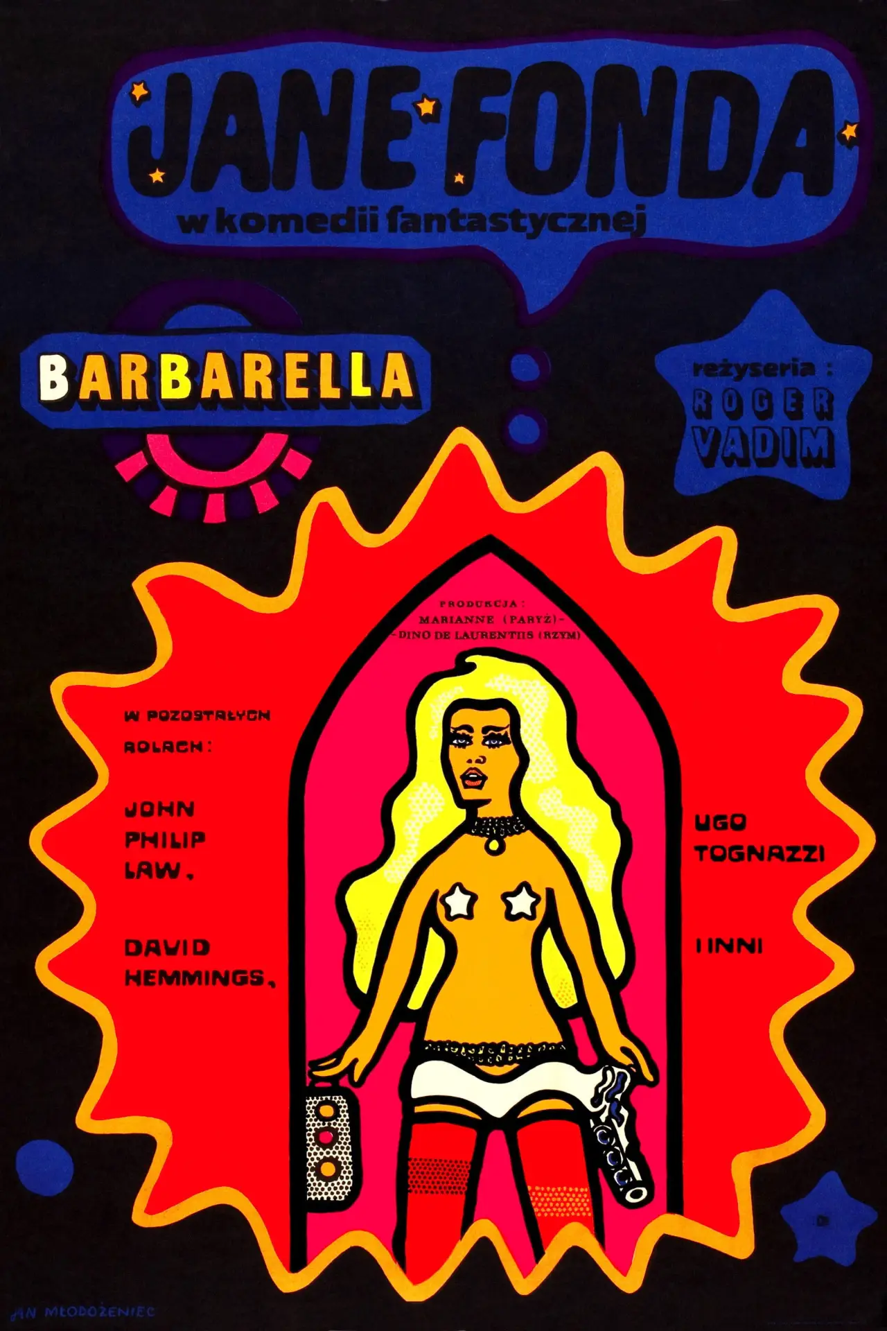 Plakat filmowy "Barbarella"