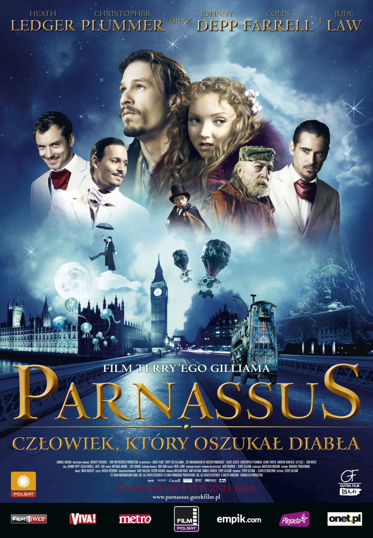 Plakat filmowy "Parnassus"