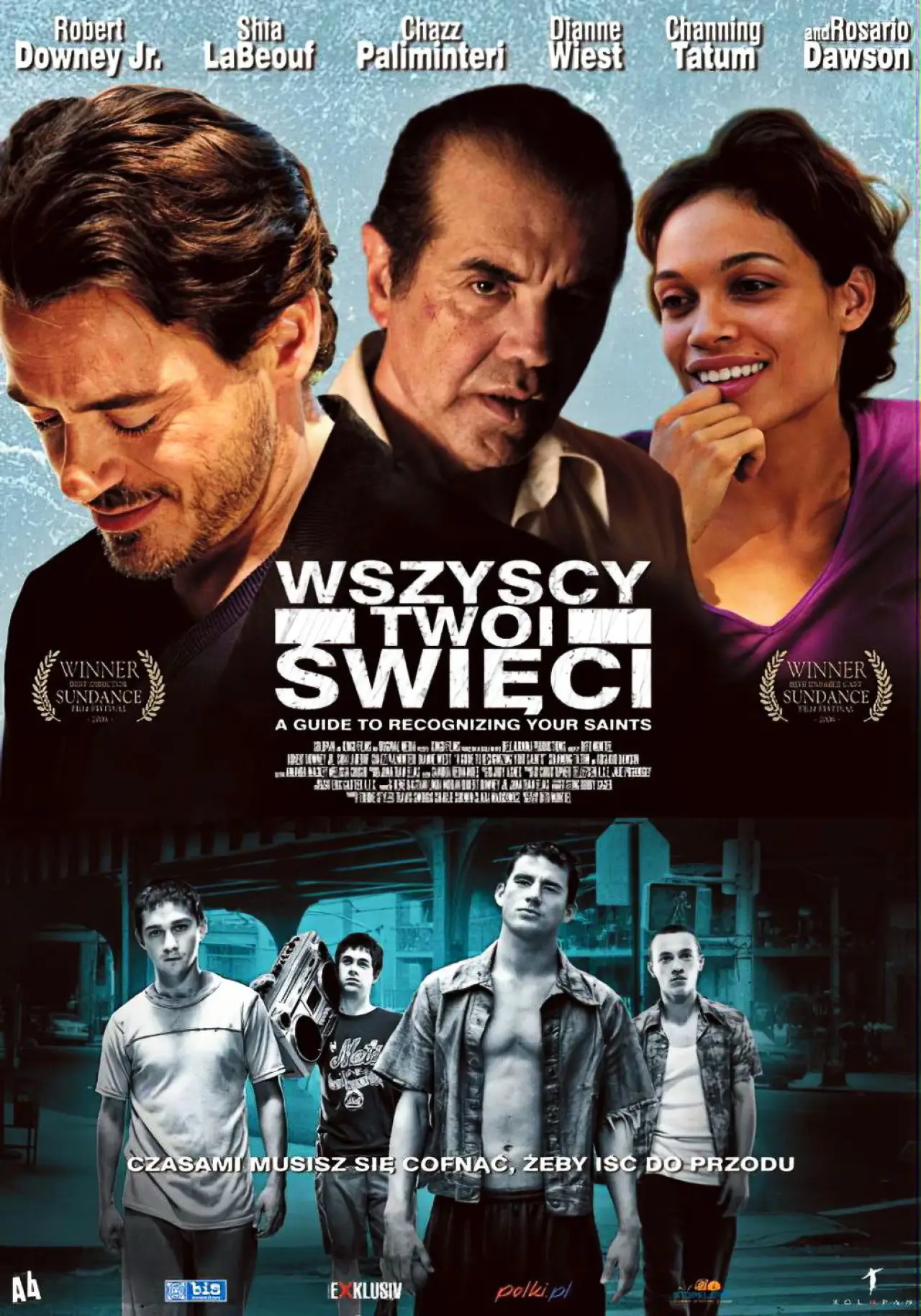 Plakat filmowy "Wszyscy twoi święci"