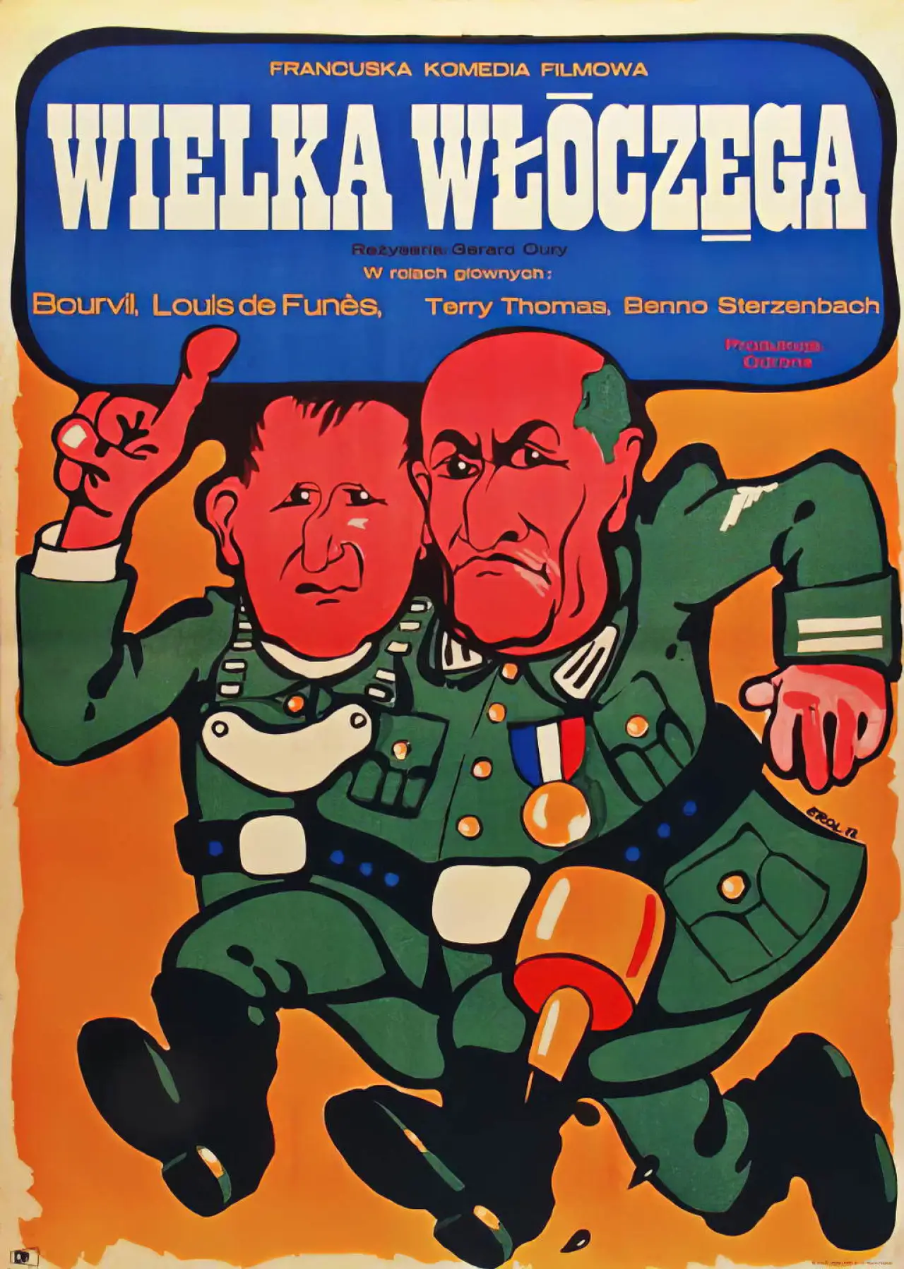 Plakat filmowy "Wielka włóczęga"