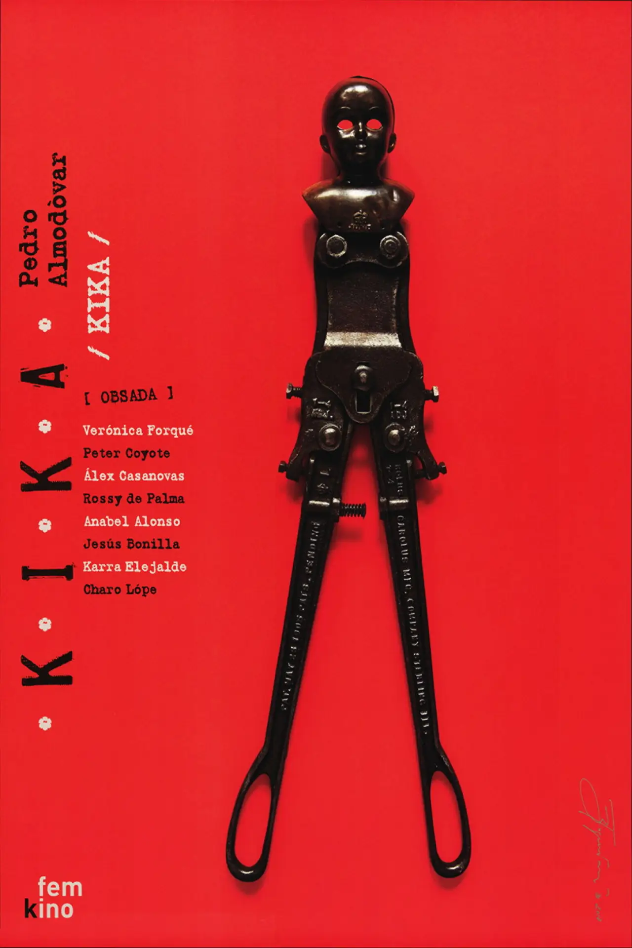 Plakat filmowy "Kika"