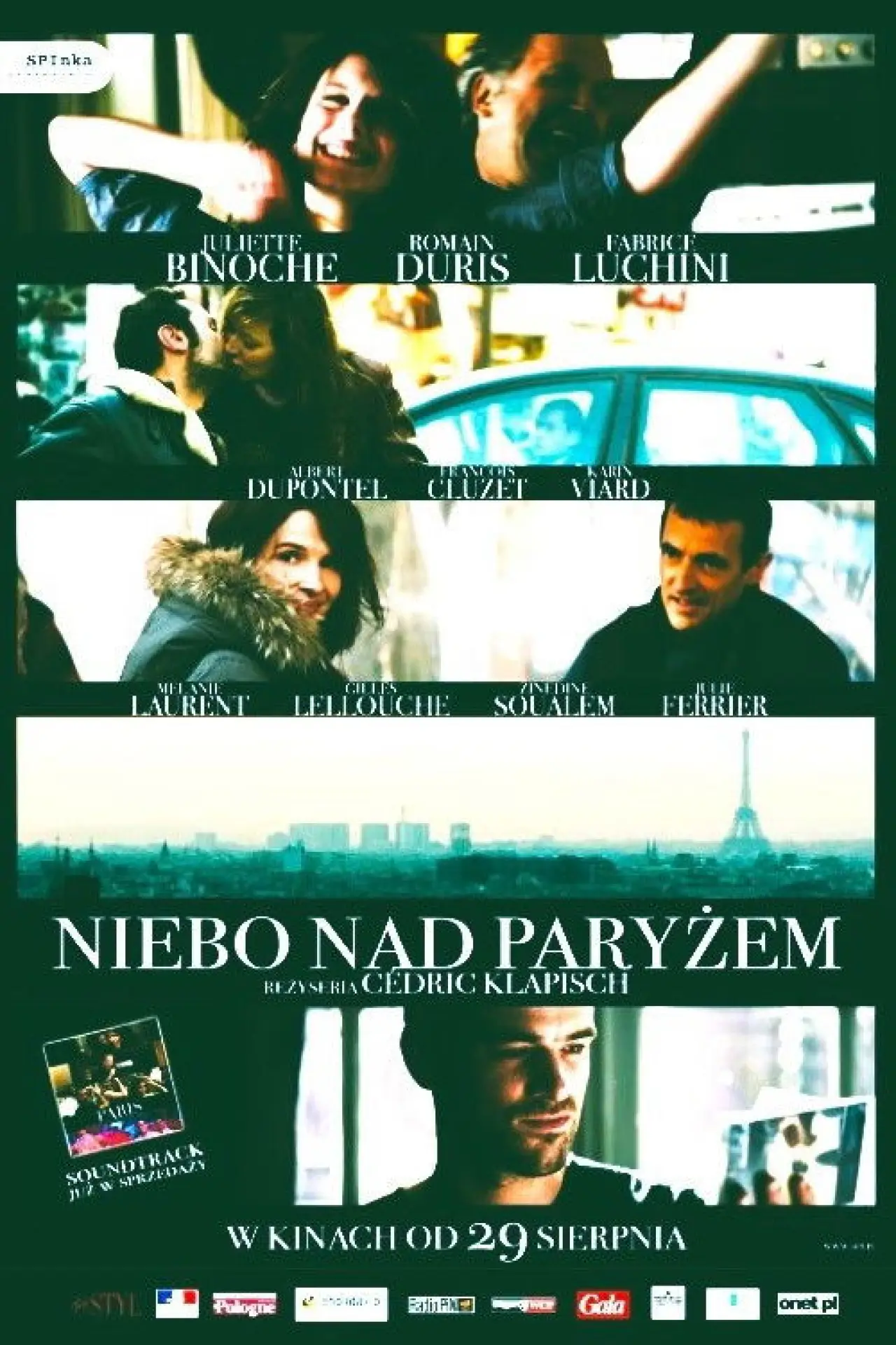 Plakat filmowy "Niebo nad Paryżem"