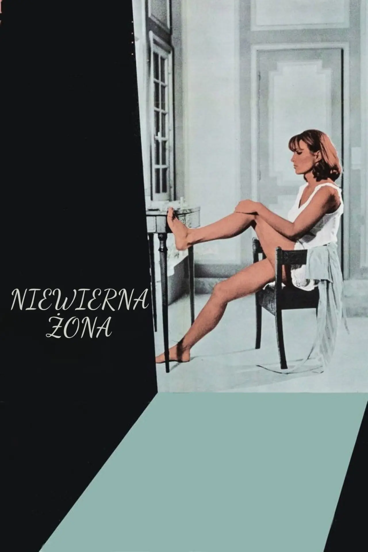 Plakat filmowy "Niewierna żona"