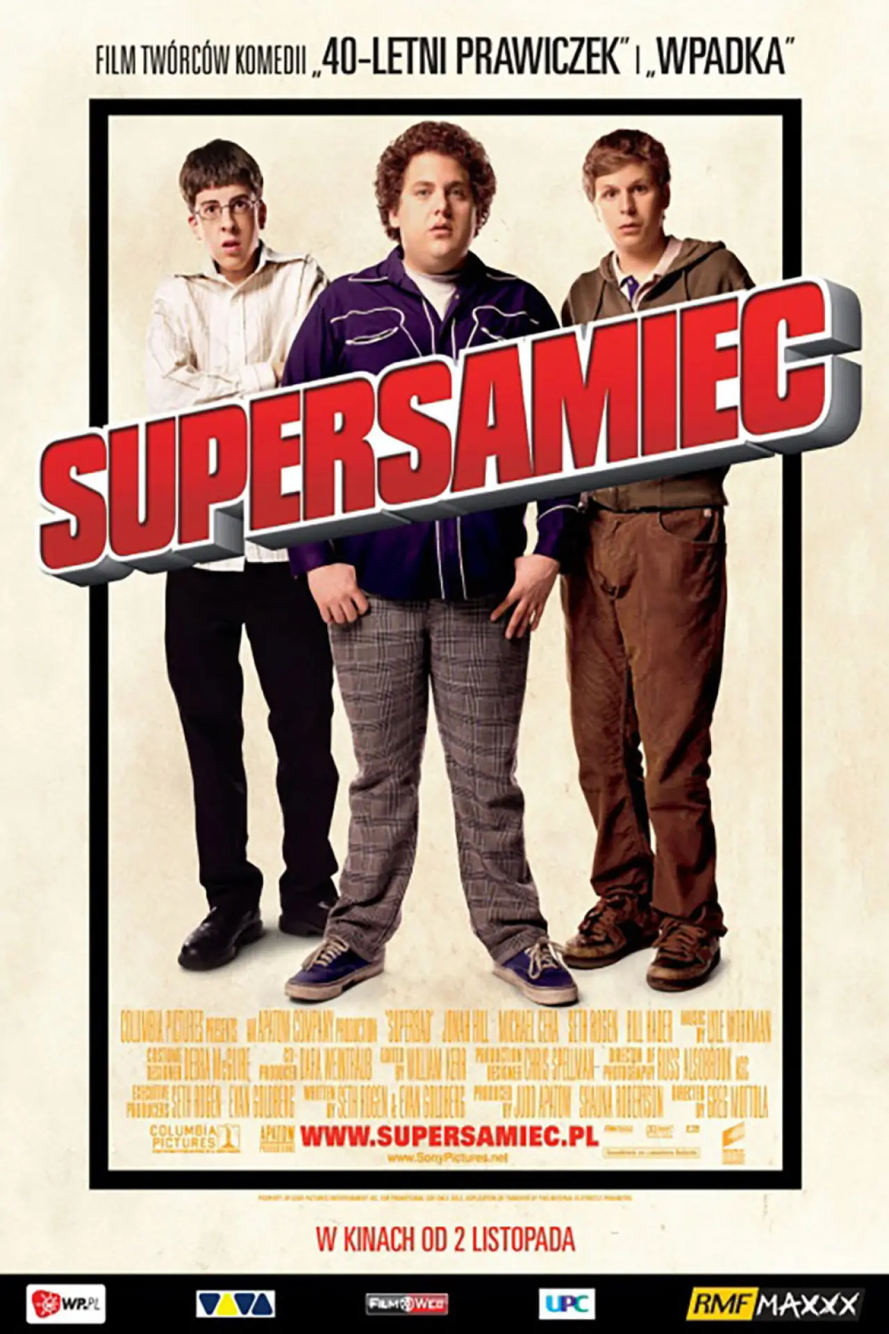 Plakat filmowy "Supersamiec"