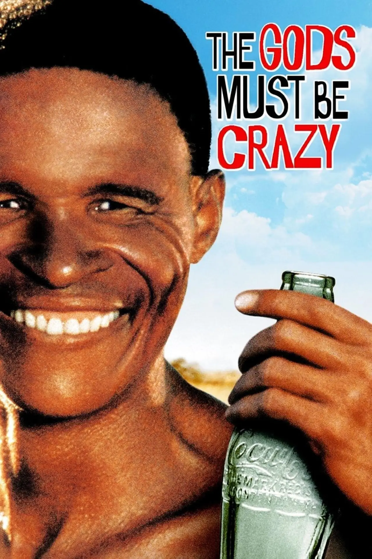 Plakat filmowy "Bogowie muszą być szaleni"
