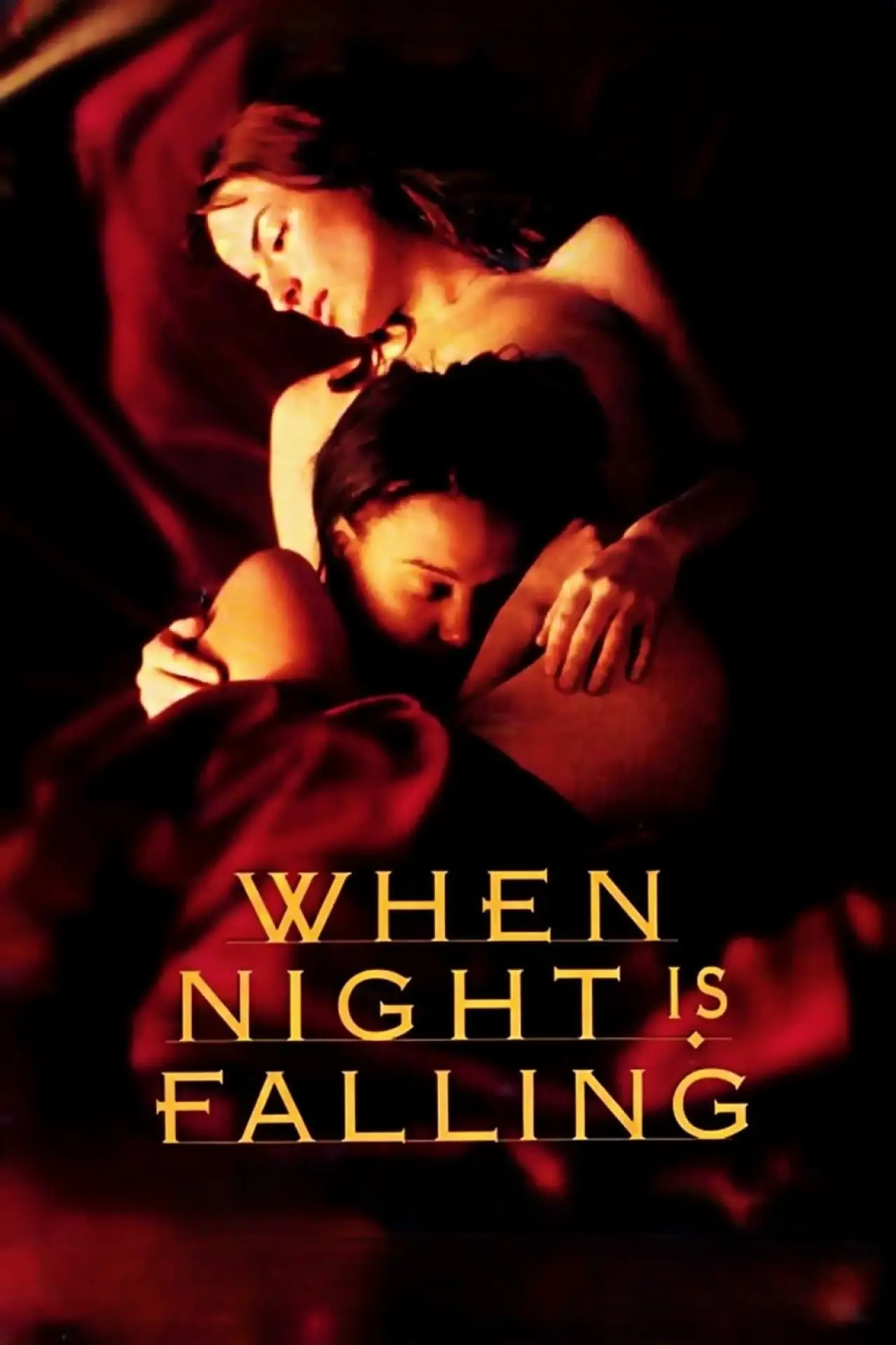Plakat filmowy "Gdy zapada noc"