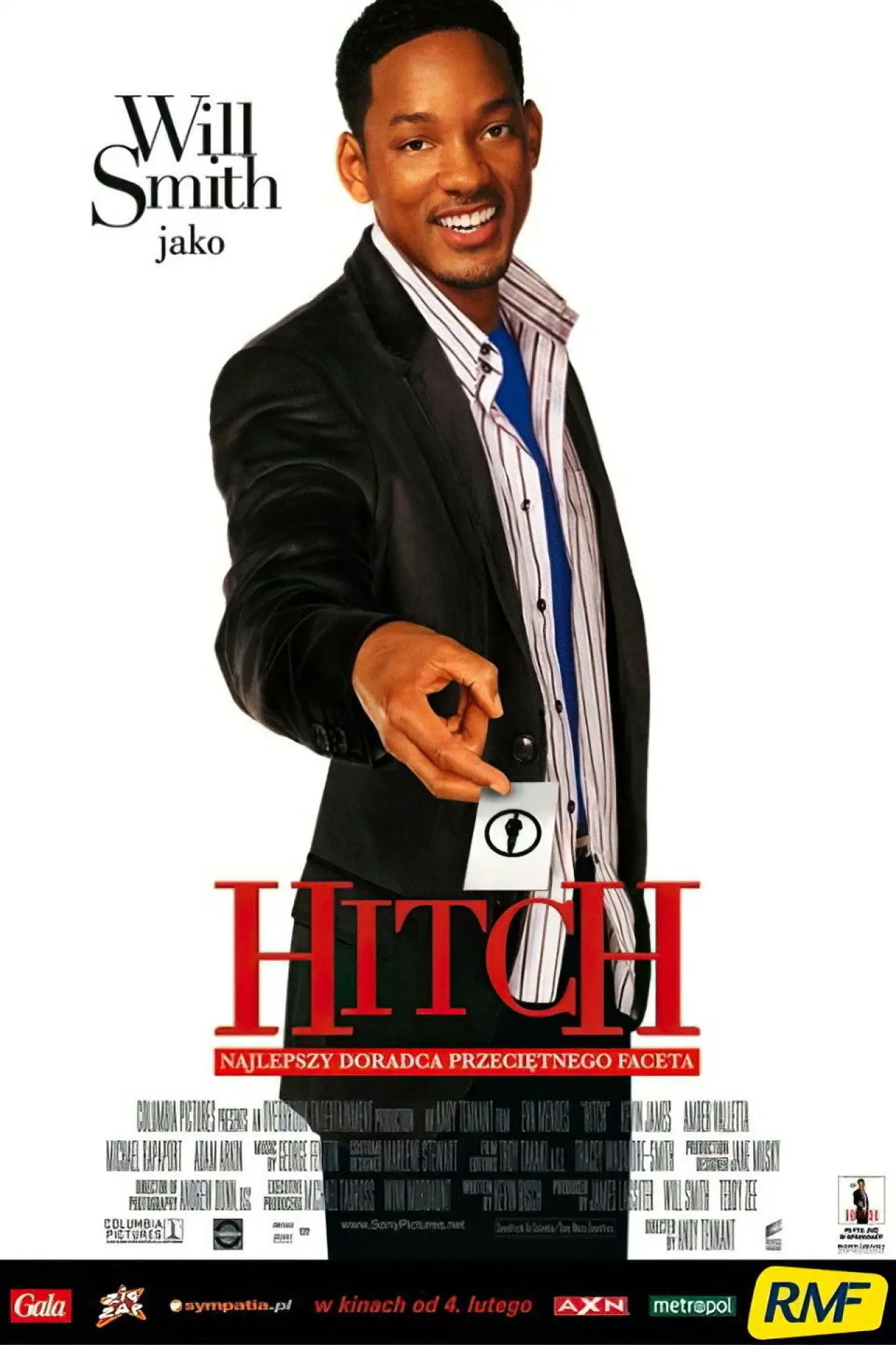 Plakat filmowy "Hitch: Najlepszy doradca przeciętnego faceta"
