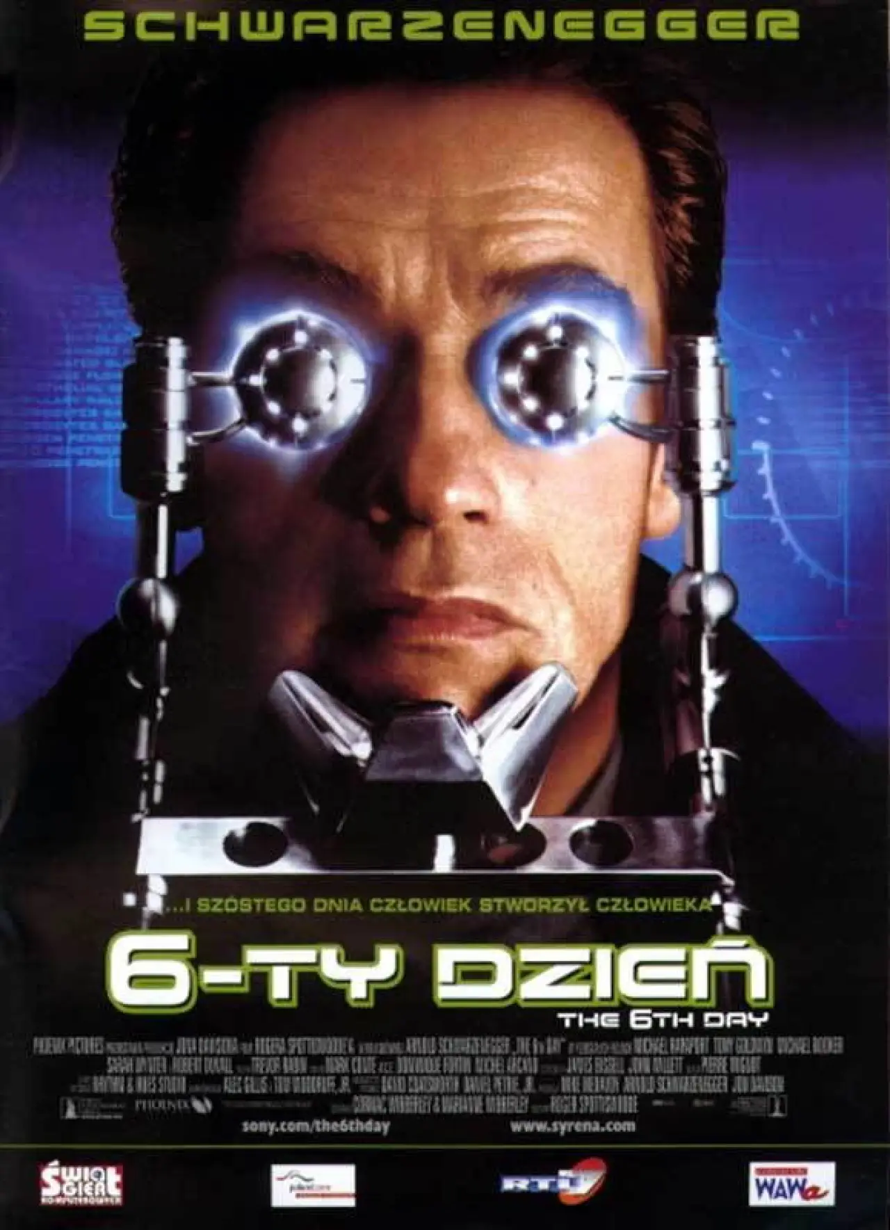 Plakat filmowy "6-ty dzień"