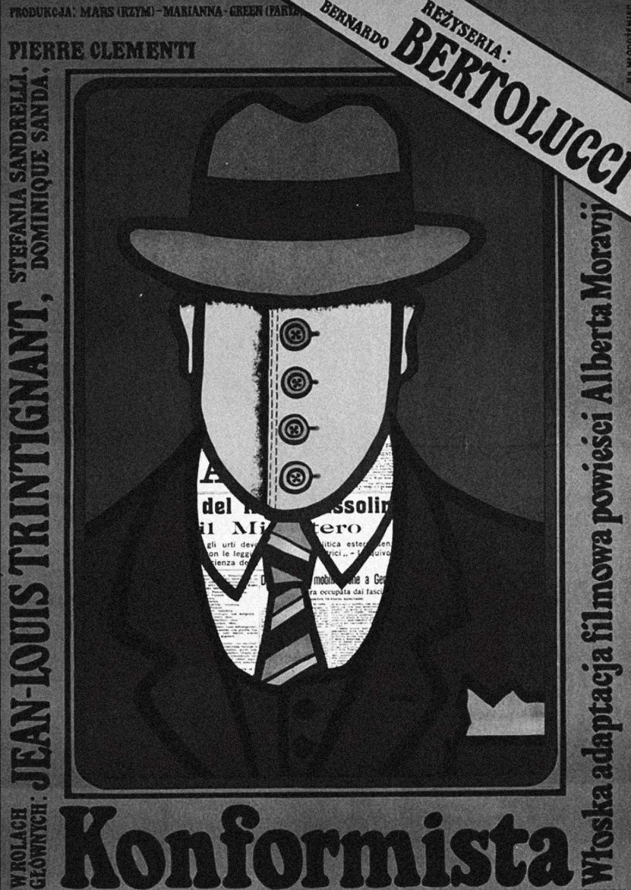 Plakat filmowy "Konformista"