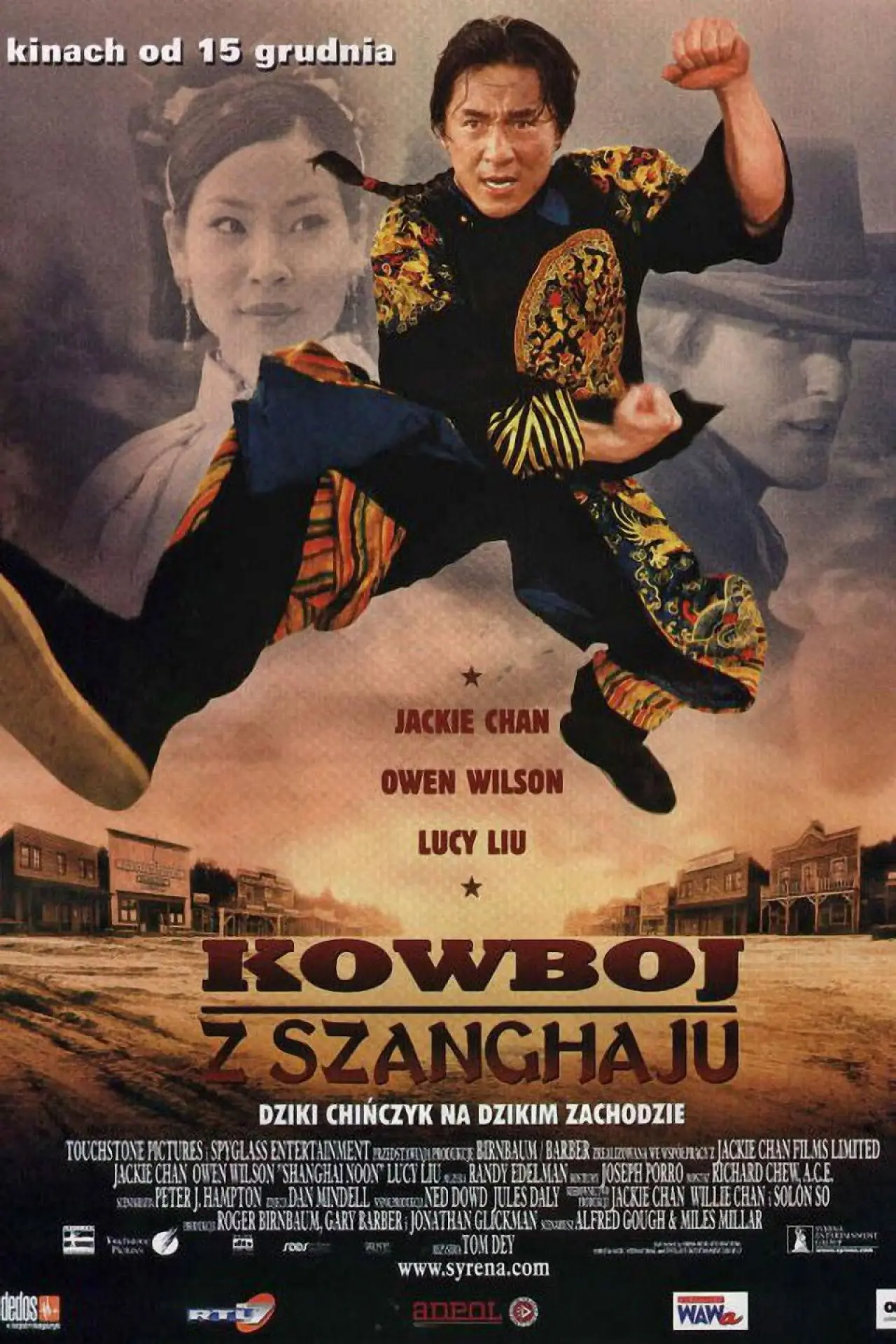 Plakat filmowy "Kowboj z Szanghaju"