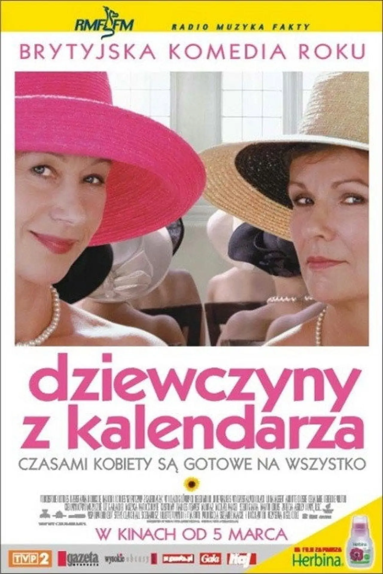 Plakat filmowy "Dziewczyny z kalendarza"