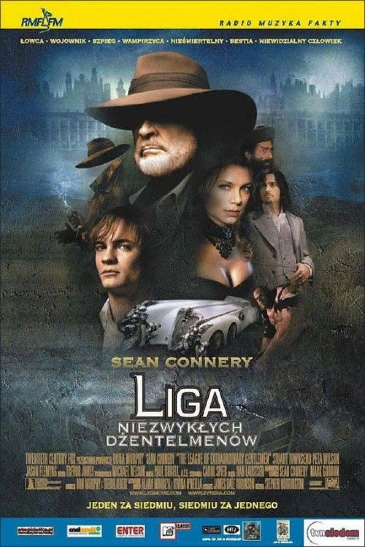 Plakat filmowy "Liga niezwykłych dżentelmenów"