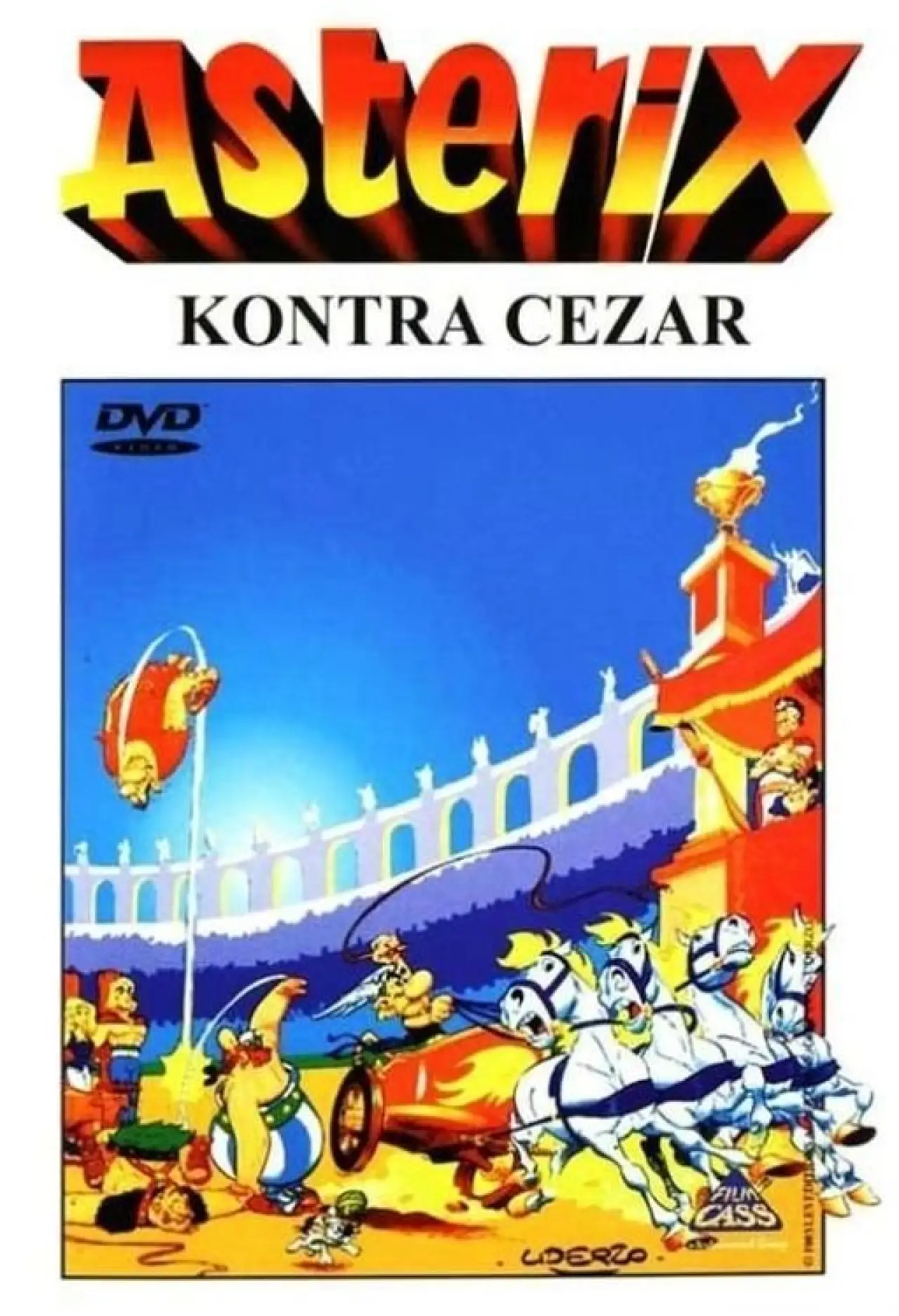Plakat filmowy "Asteriks kontra Cezar"
