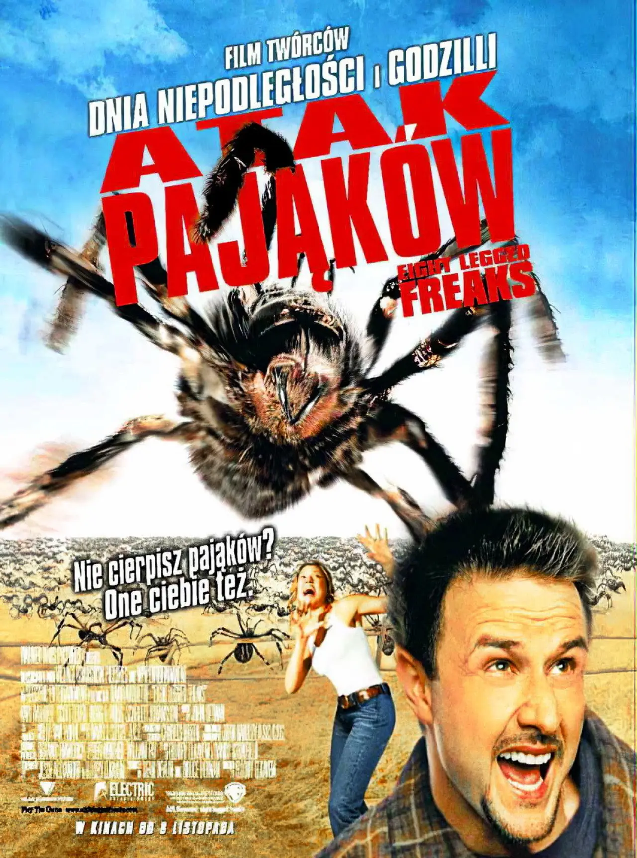 Plakat filmowy "Atak pająków"