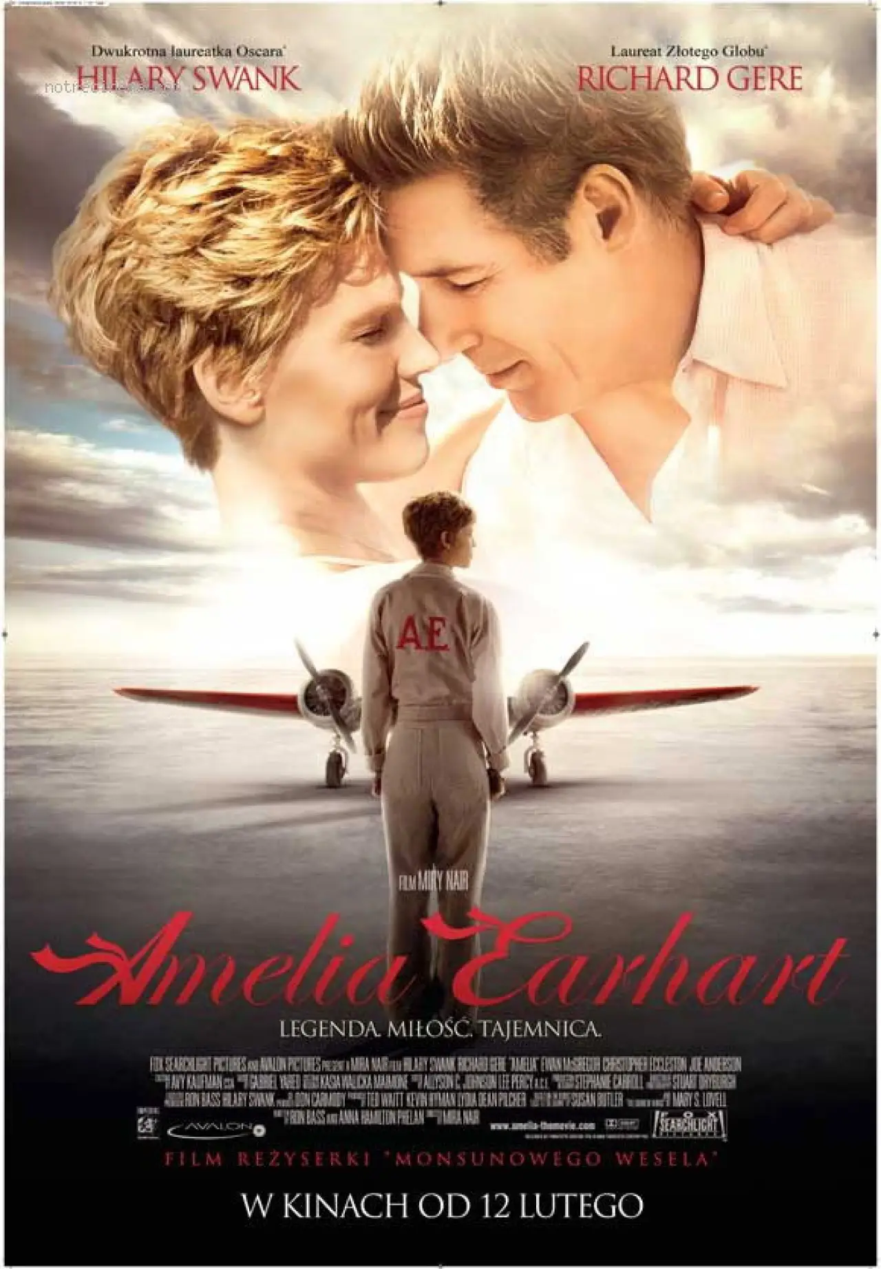 Plakat filmowy "Amelia Earhart"