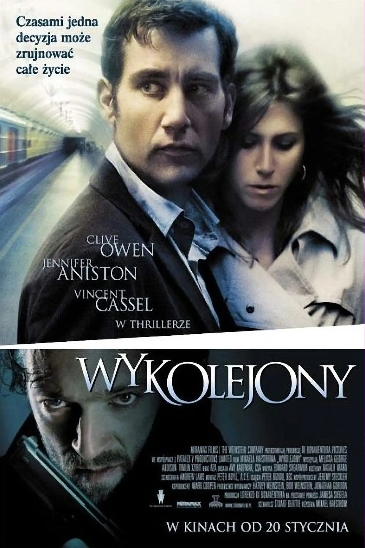 Plakat filmowy "Wykolejony"