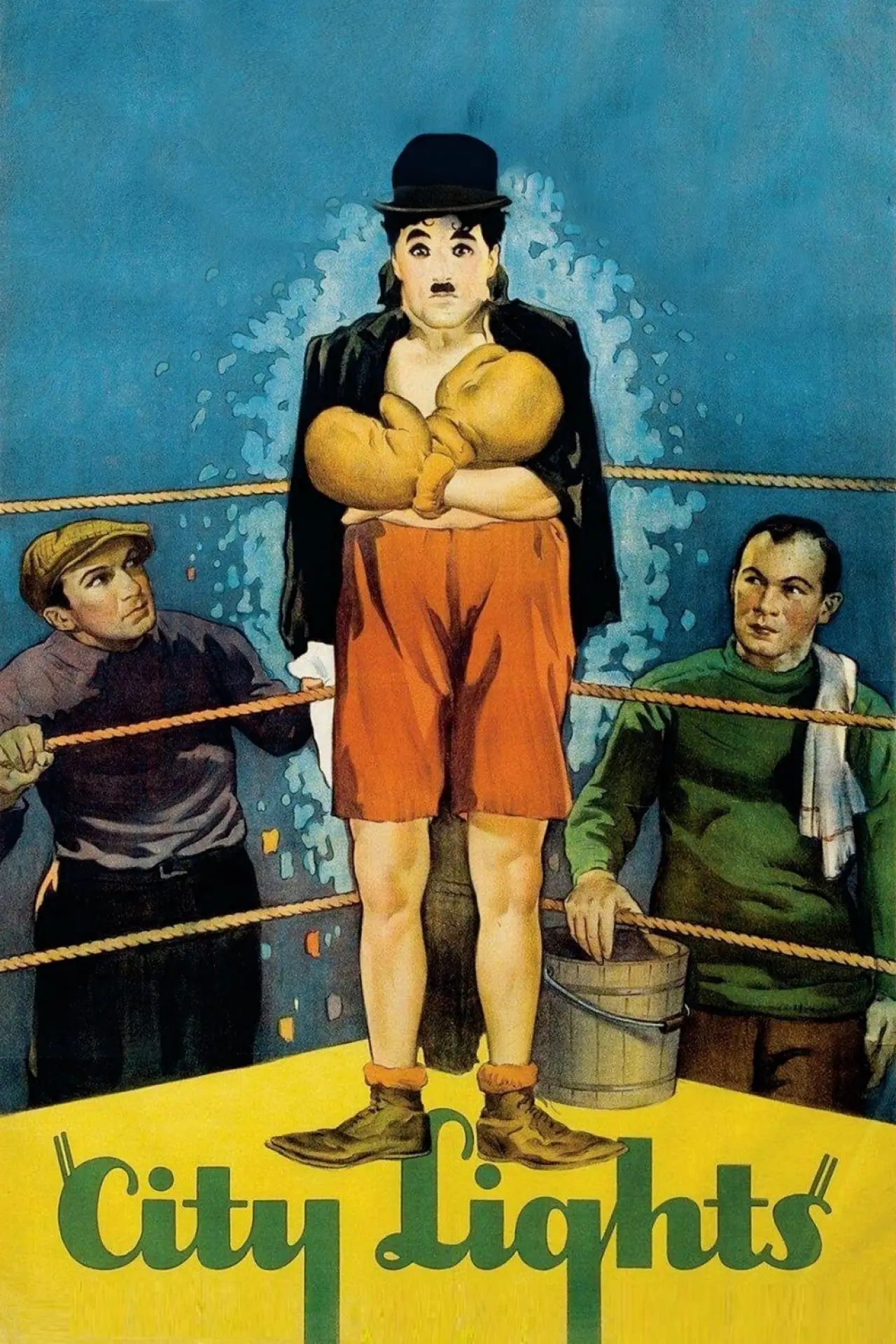 Plakat filmowy "Światła wielkiego miasta"