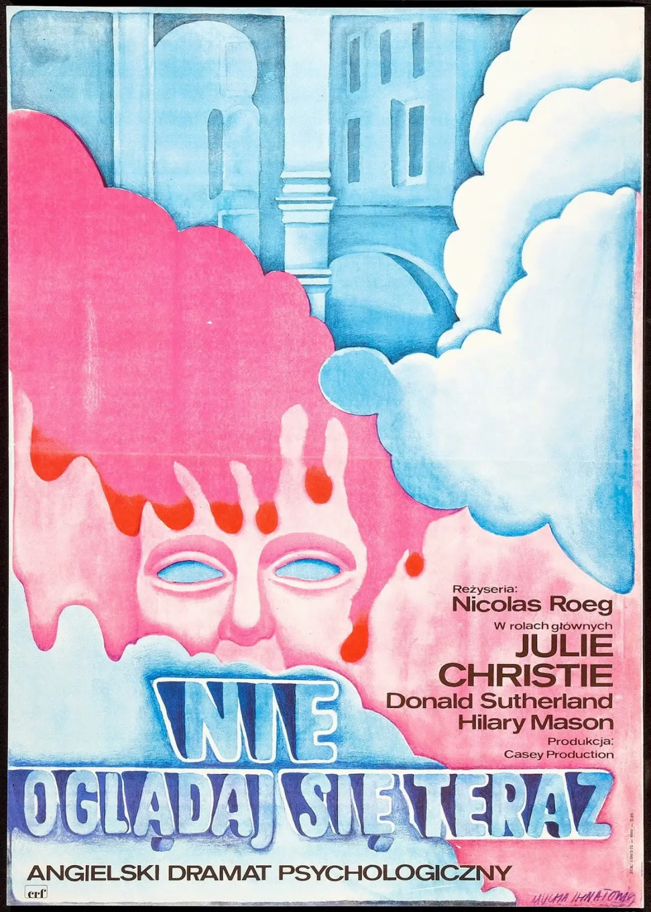 Plakat filmowy "Nie oglądaj się teraz"
