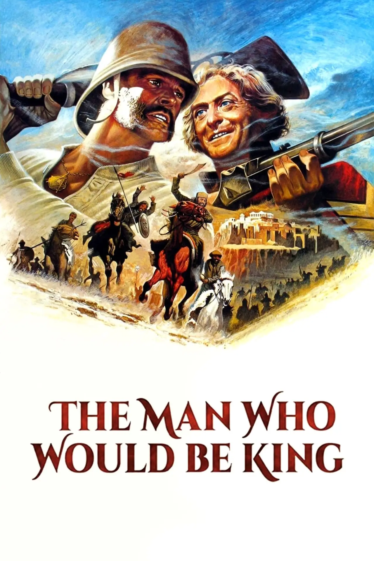 Plakat filmowy "Człowiek, Który Chciał Być Królem"