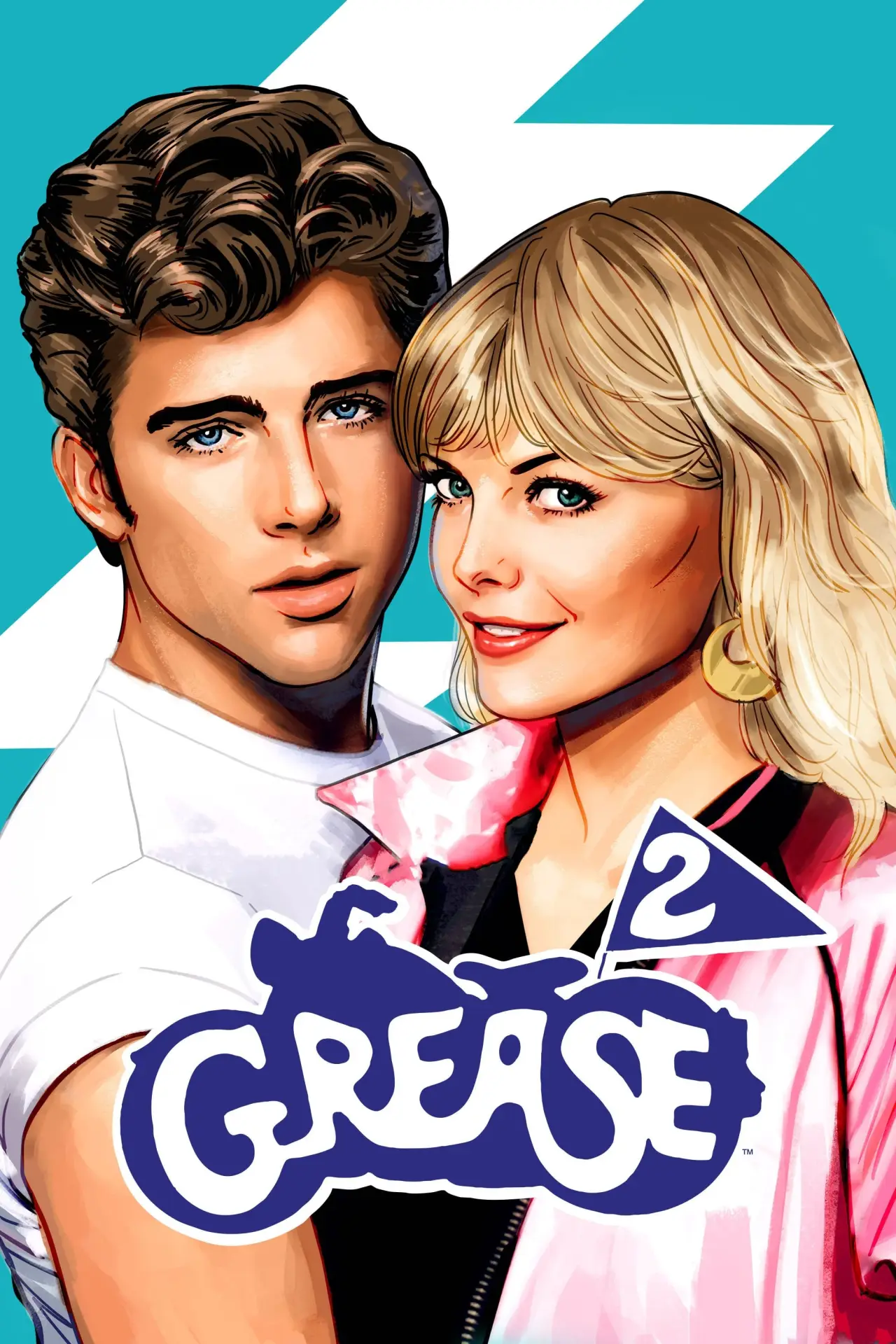 Plakat filmowy "Grease 2"