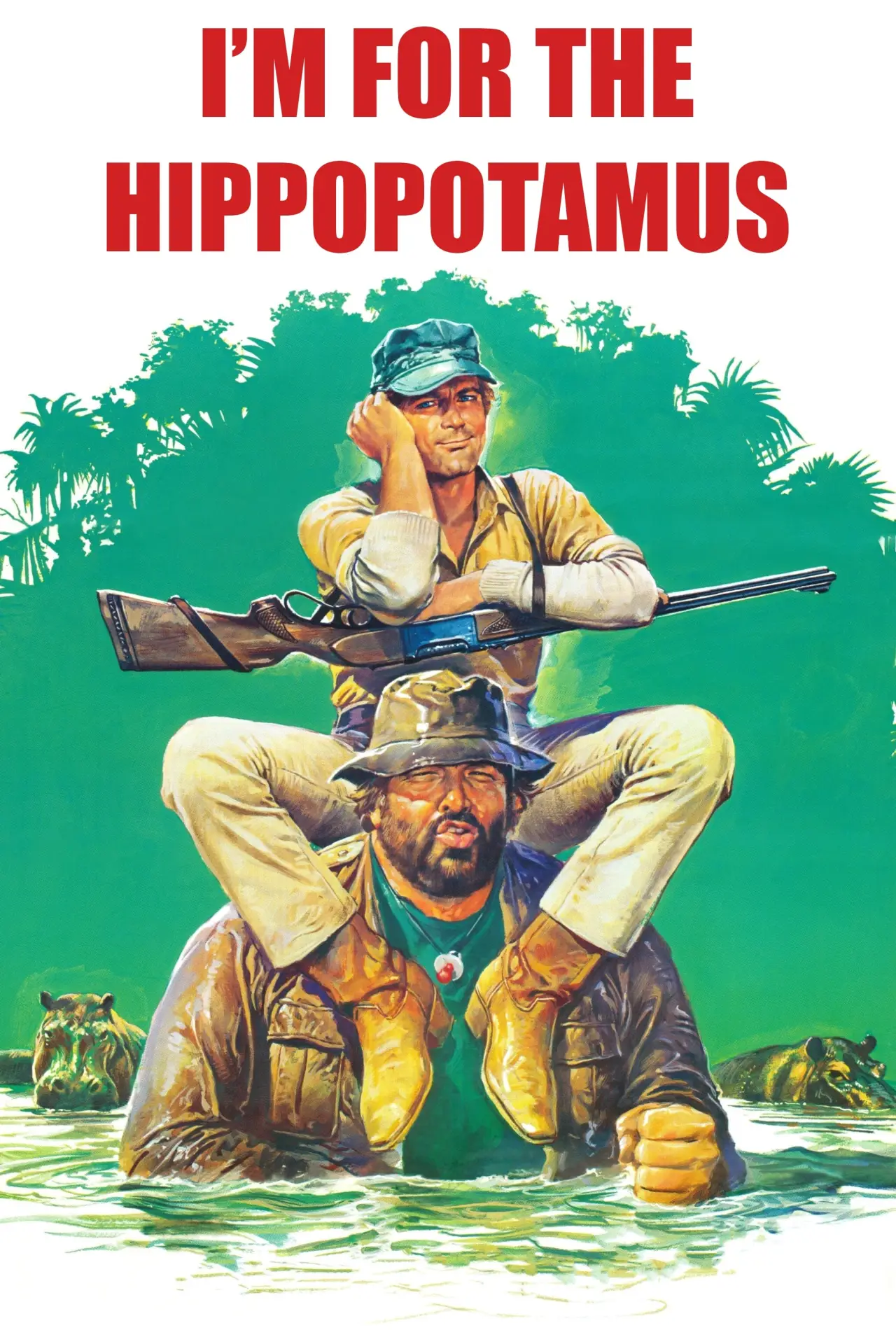 Plakat filmowy "Krokodyl i jego hipopotam"