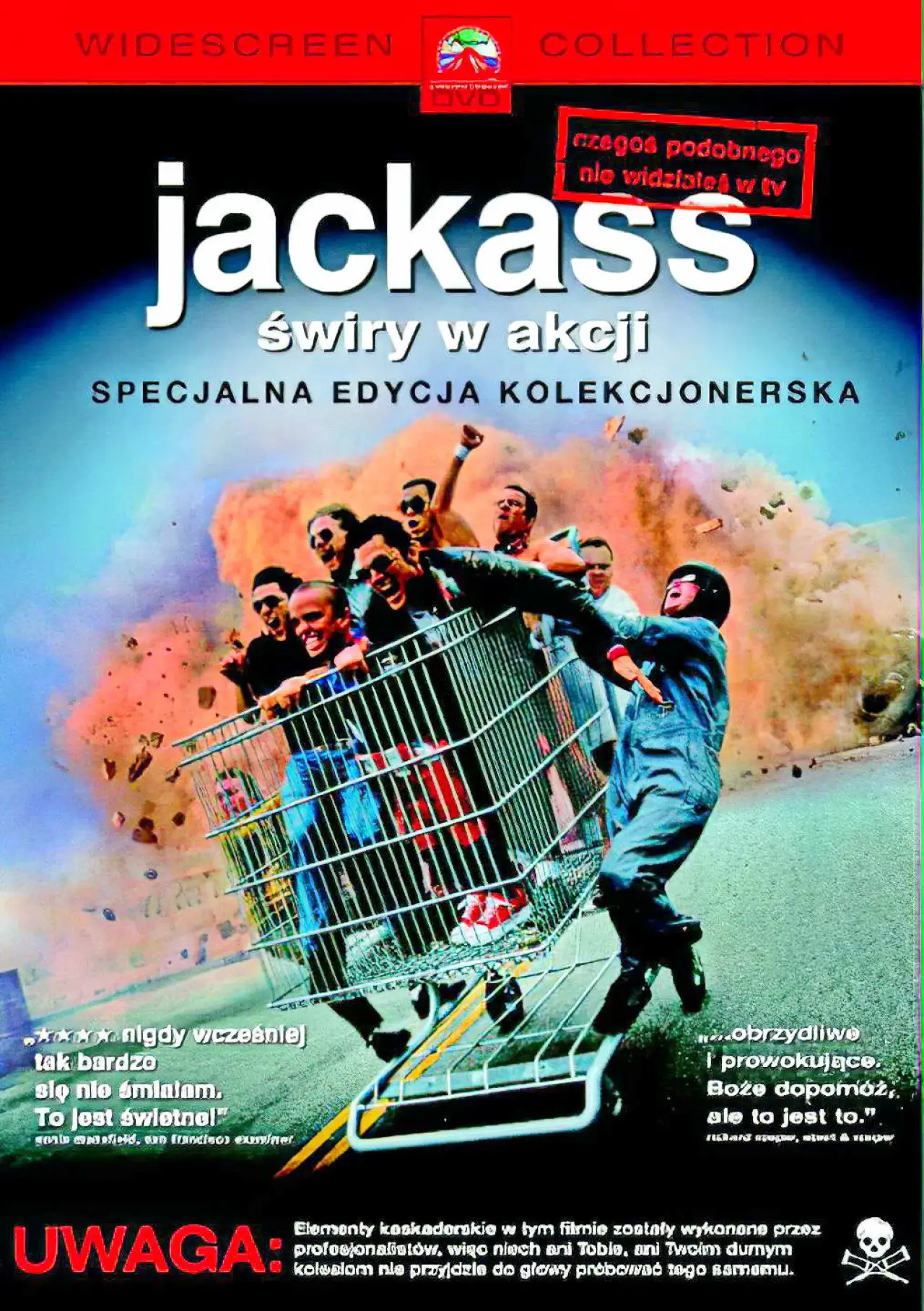 Plakat filmowy "Jackass świry w akcji"