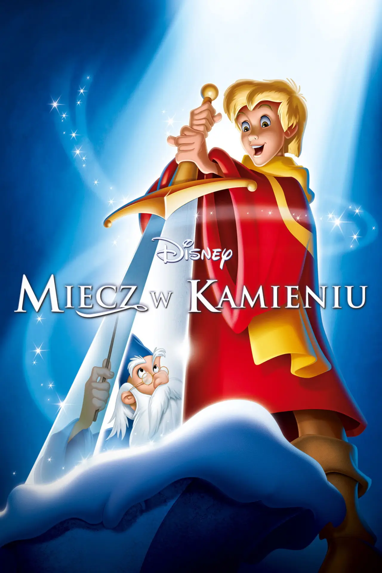 Plakat filmowy "Miecz w kamieniu"
