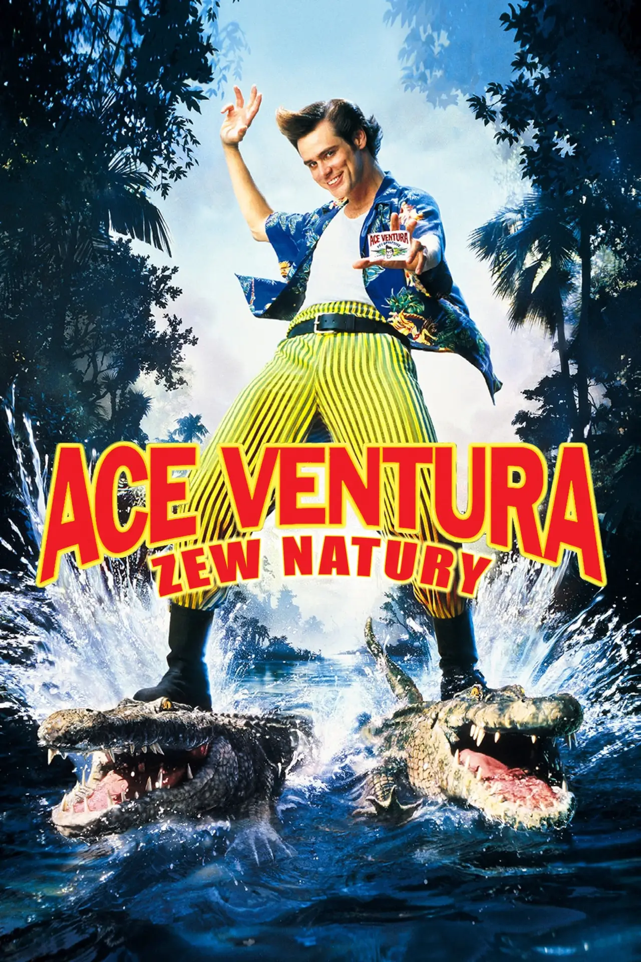Plakat filmowy "Ace Ventura: Zew natury"