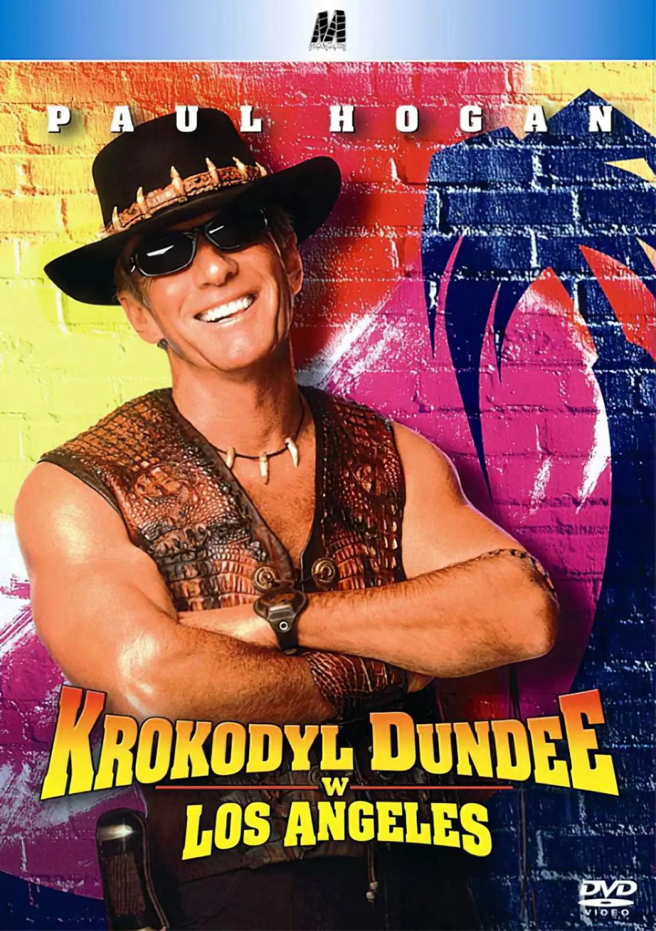 Plakat filmowy "Krokodyl Dundee w Los Angeles"