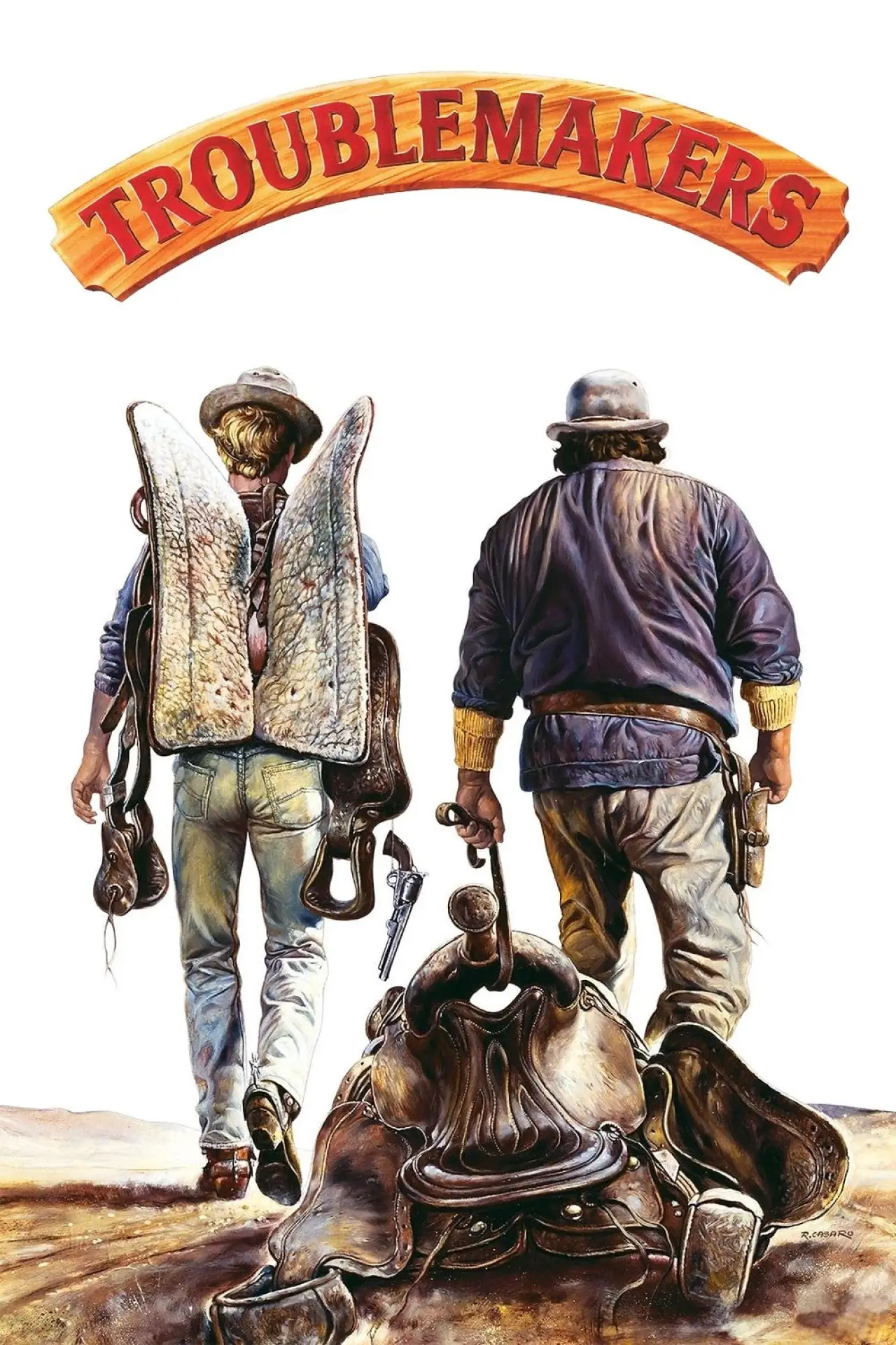 Plakat filmowy "Łowcy kłopotów"